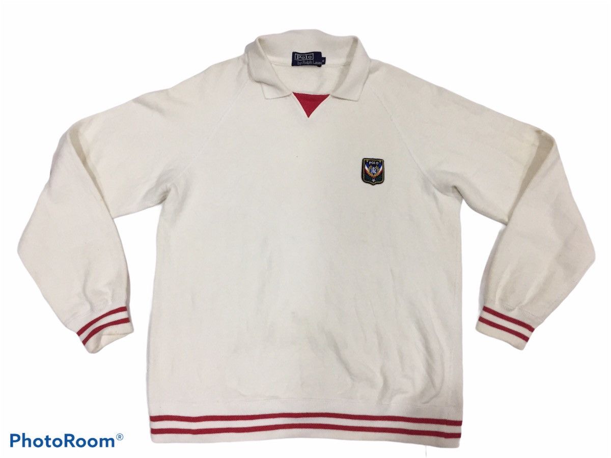Polo Ralph Lauren Vintage Polo Ralph Lauren uni crest sweatshirt pullover sz M Size US M / EU 48-50 / 2 - 3 Thumbnail