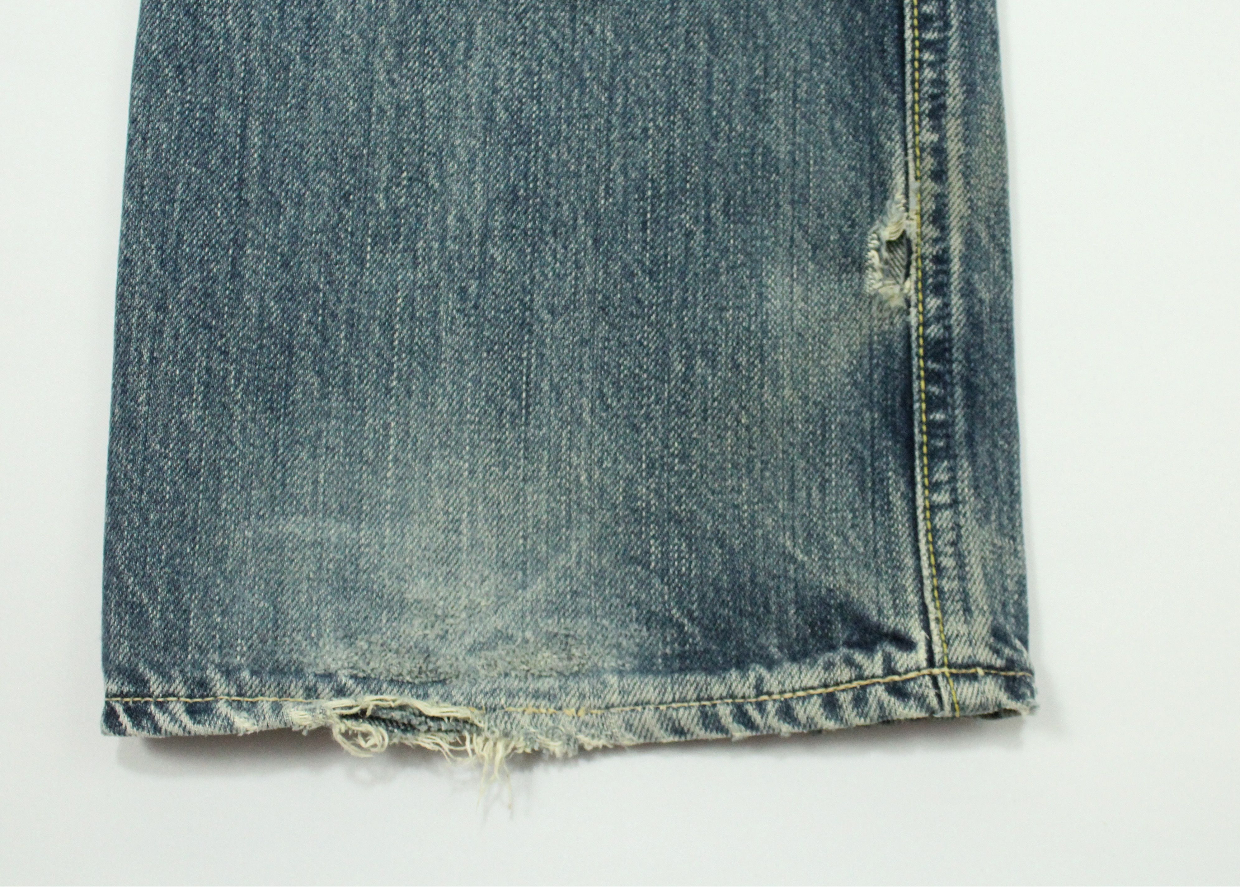 Blue Blue Japan BLUE BLUE JAPAN Denim Jeans Distressed King of Blue Size US 30 / EU 46 - 8 Thumbnail