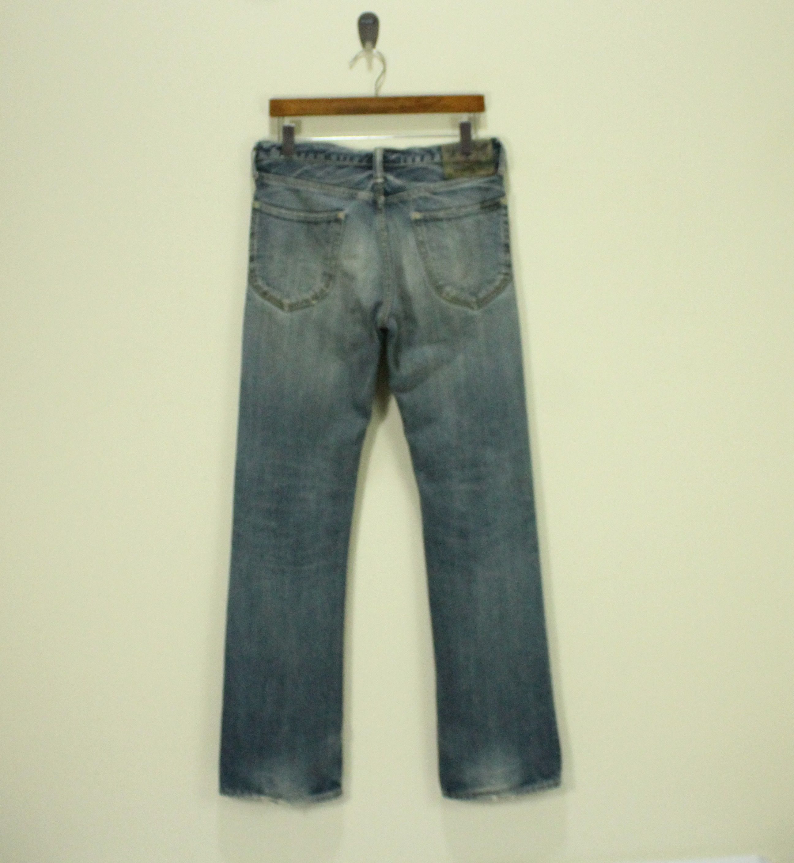Blue Blue Japan BLUE BLUE JAPAN Denim Jeans Distressed King of Blue Size US 30 / EU 46 - 12 Thumbnail