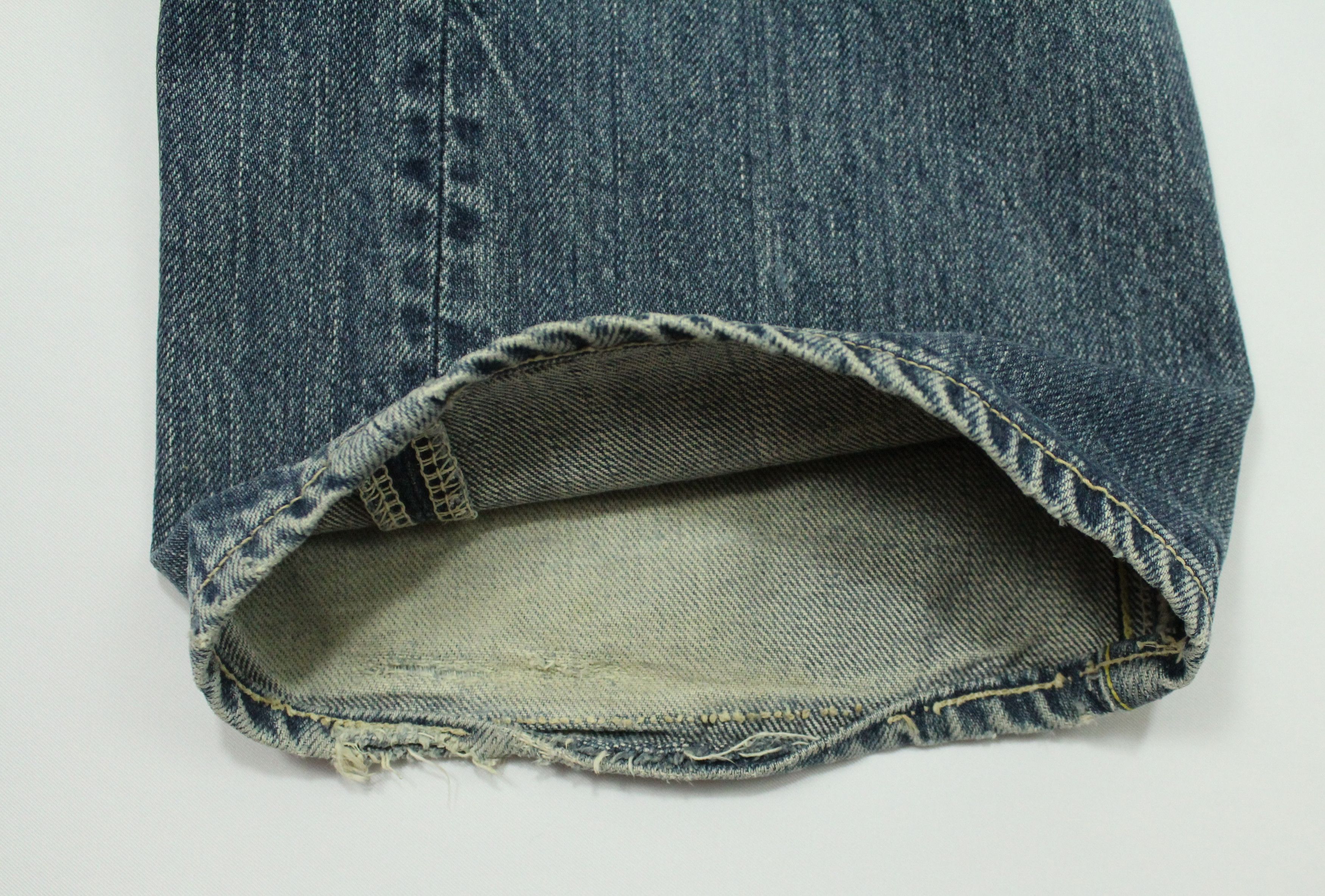 Blue Blue Japan BLUE BLUE JAPAN Denim Jeans Distressed King of Blue Size US 30 / EU 46 - 10 Thumbnail