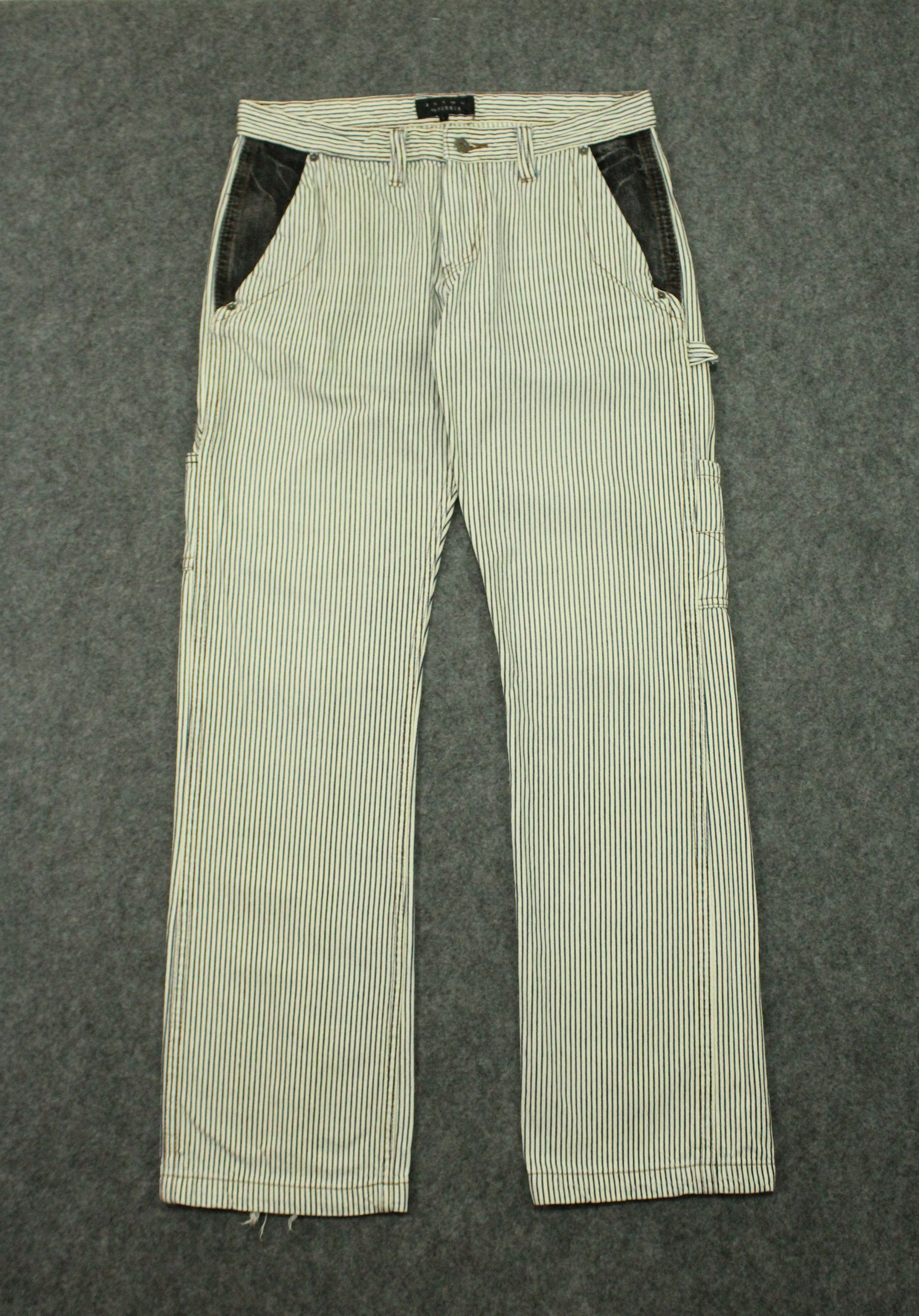 image of 45Rpm x Orslow Hickory Junmen Carpenter Pants Jline, Men's (Size 32)