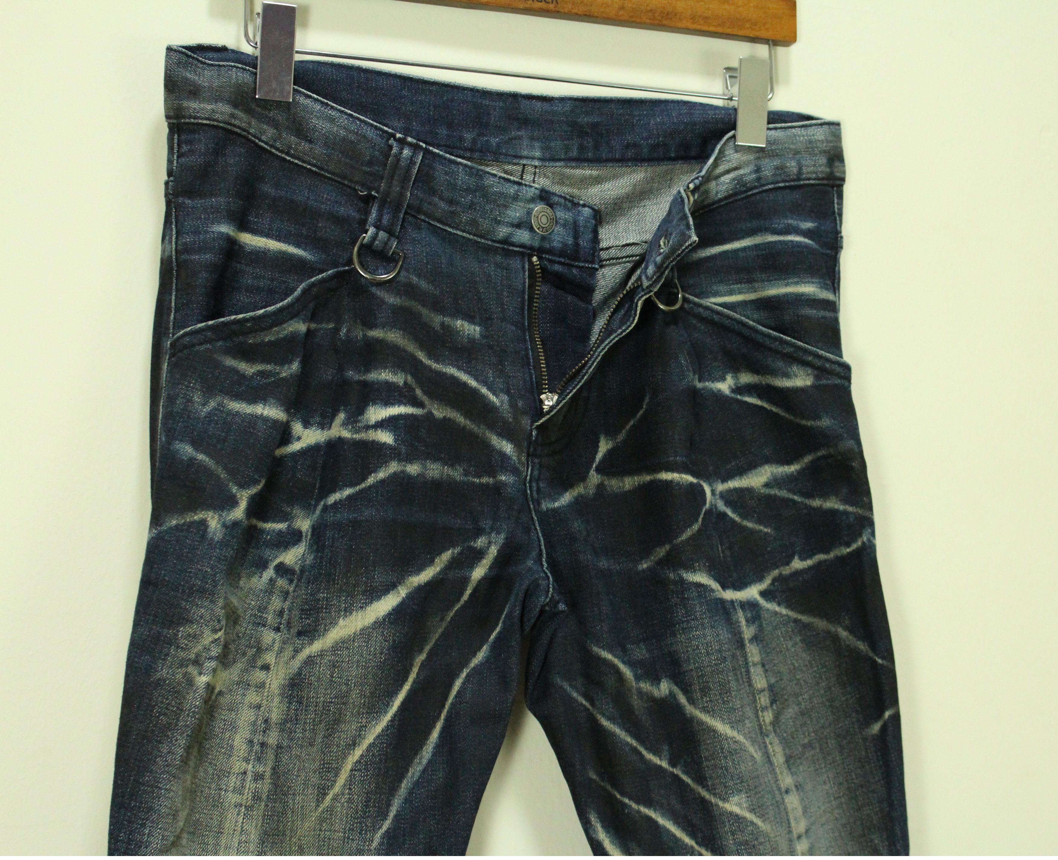 BUFFALO BOBS JAPAN Spiral Cut Artisanal BUFFALO BOBS Denim Whisker Size US 32 / EU 48 - 19 Thumbnail