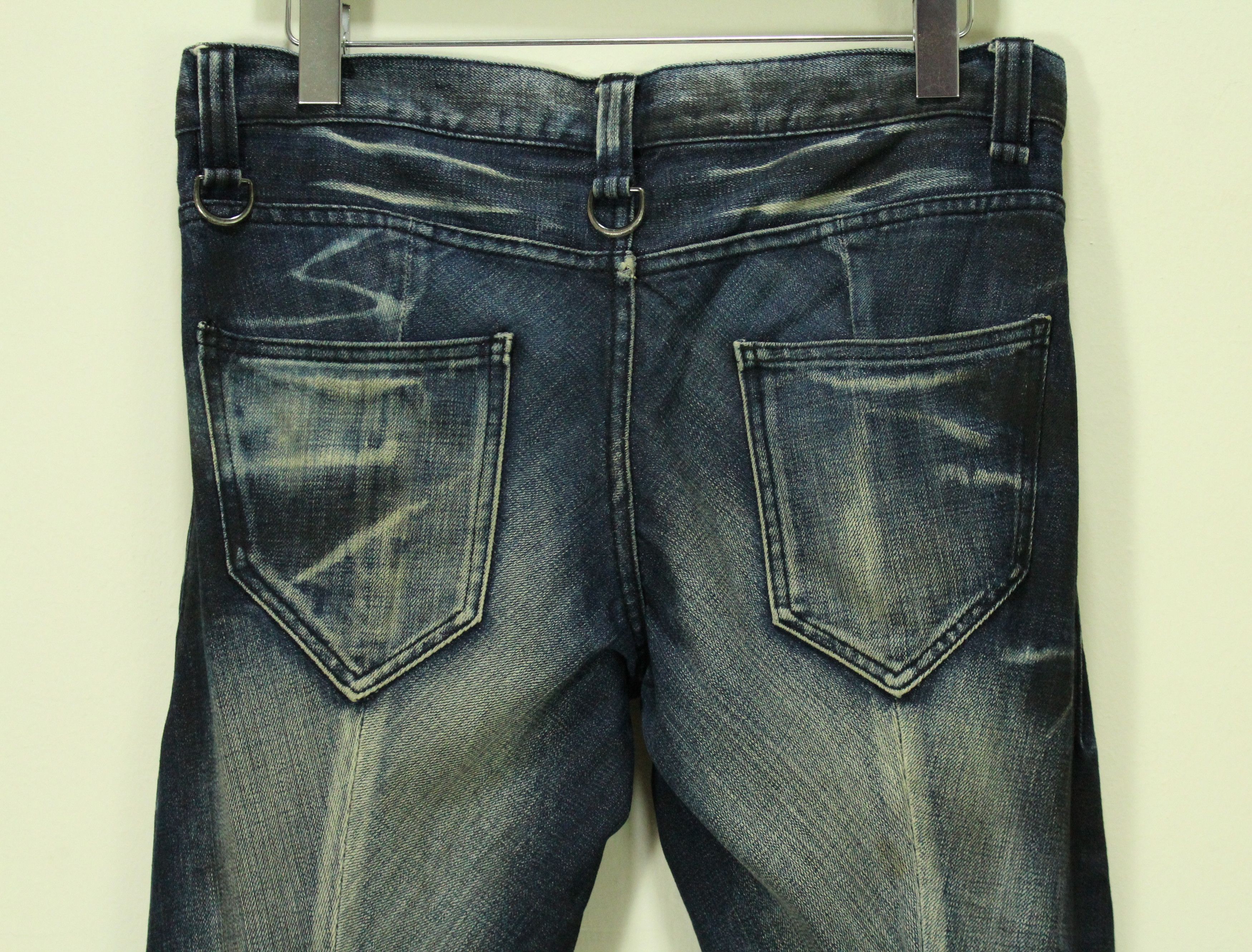 BUFFALO BOBS JAPAN Spiral Cut Artisanal BUFFALO BOBS Denim Whisker Size US 32 / EU 48 - 13 Thumbnail