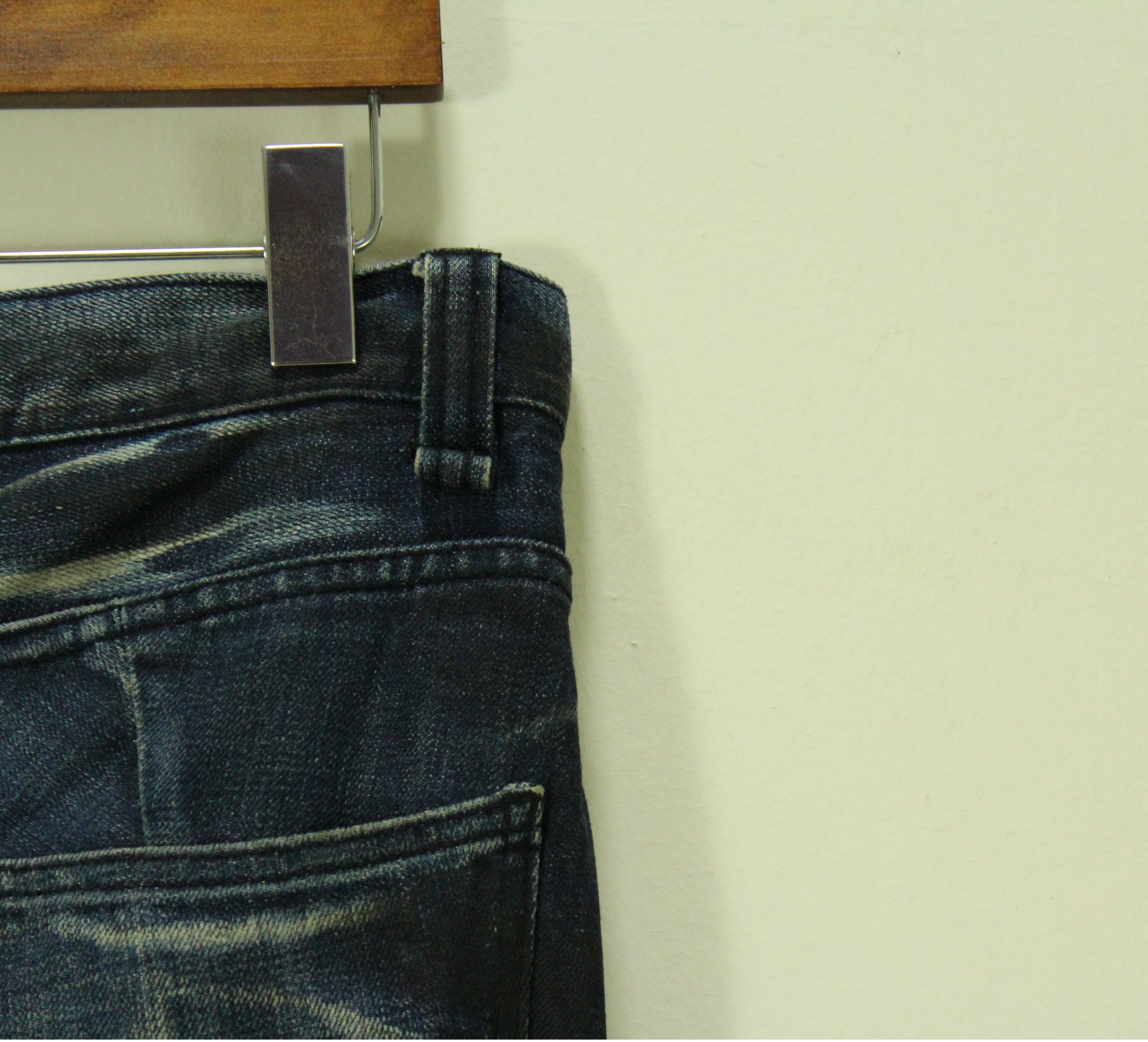 BUFFALO BOBS JAPAN Spiral Cut Artisanal BUFFALO BOBS Denim Whisker Size US 32 / EU 48 - 14 Thumbnail