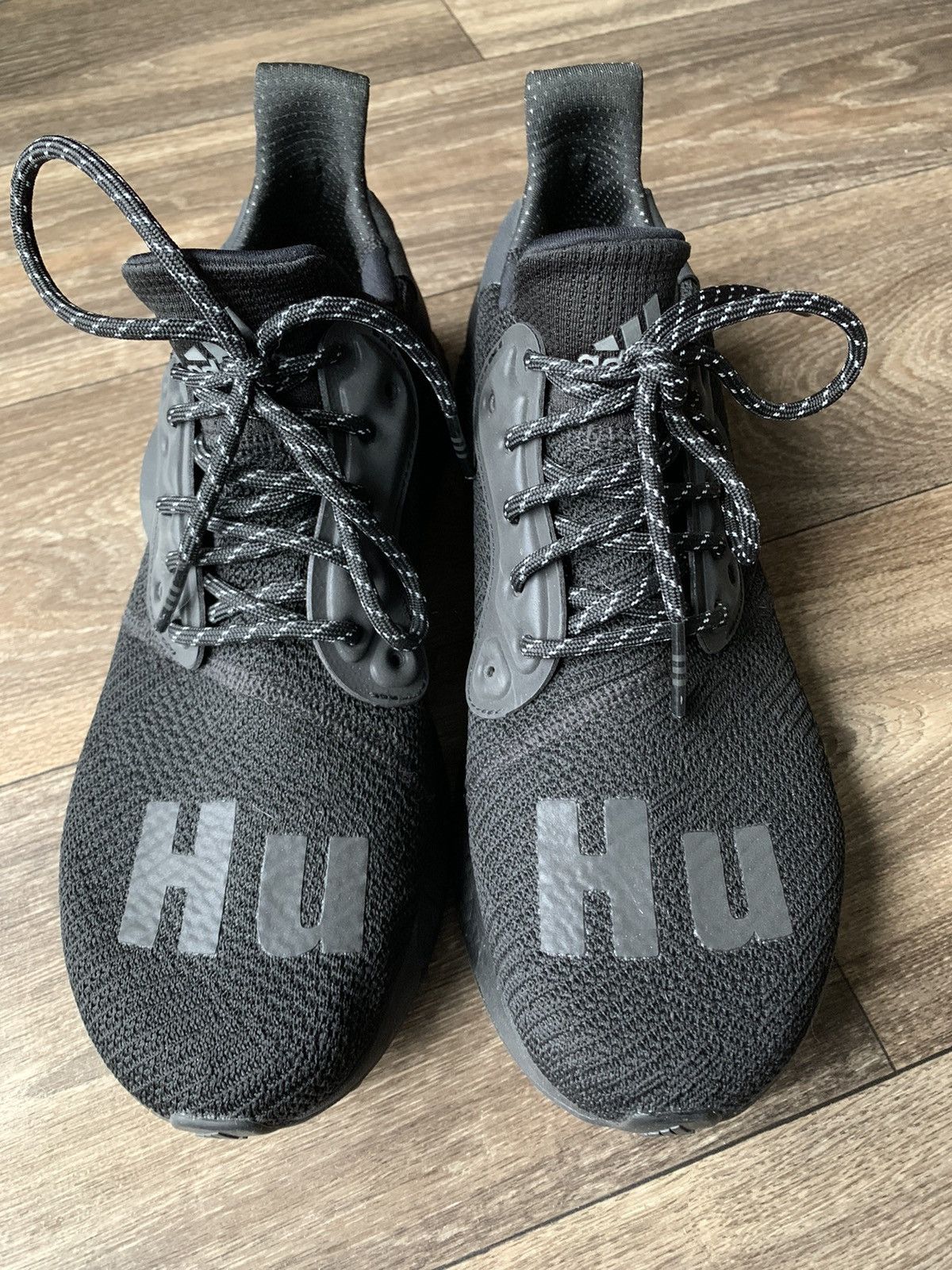 Solar Hu Pharrell Black Shoes Adidas X Pharrell Solar Human Race