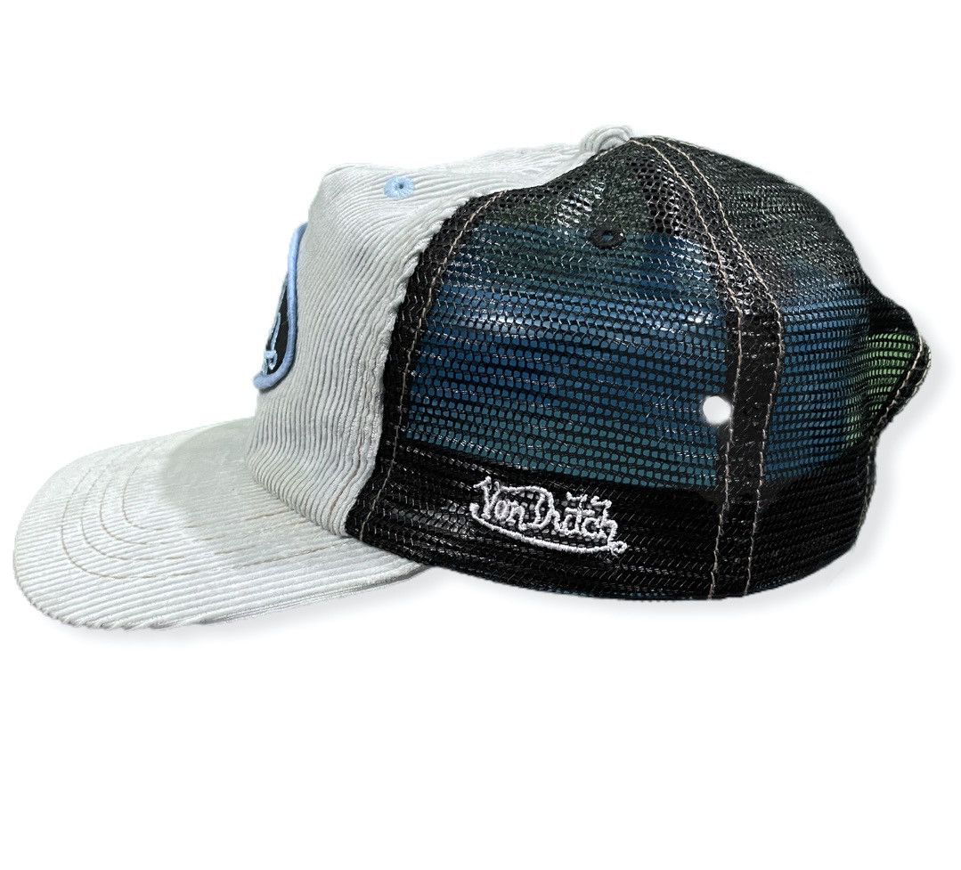 Vintage Vintage Velvet Blue Von Dutch Patches Trucker Mesh Cap Size ONE SIZE - 3 Thumbnail