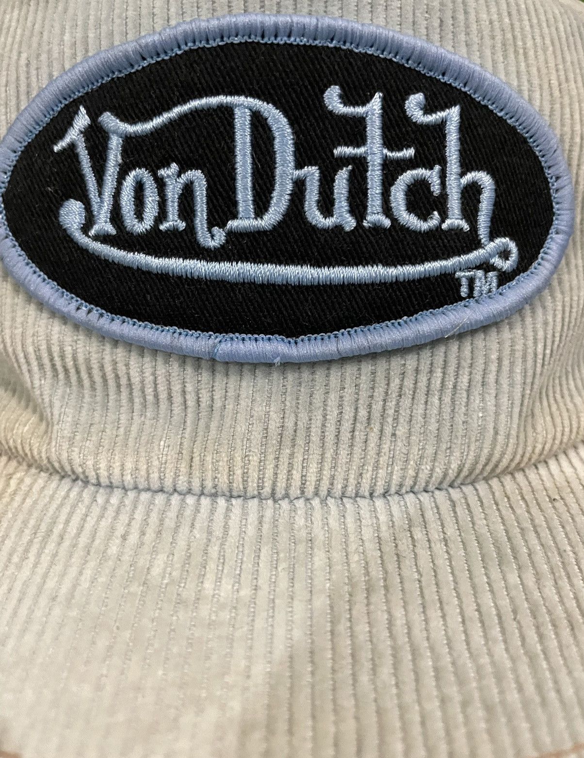 Vintage Vintage Velvet Blue Von Dutch Patches Trucker Mesh Cap Size ONE SIZE - 9 Thumbnail