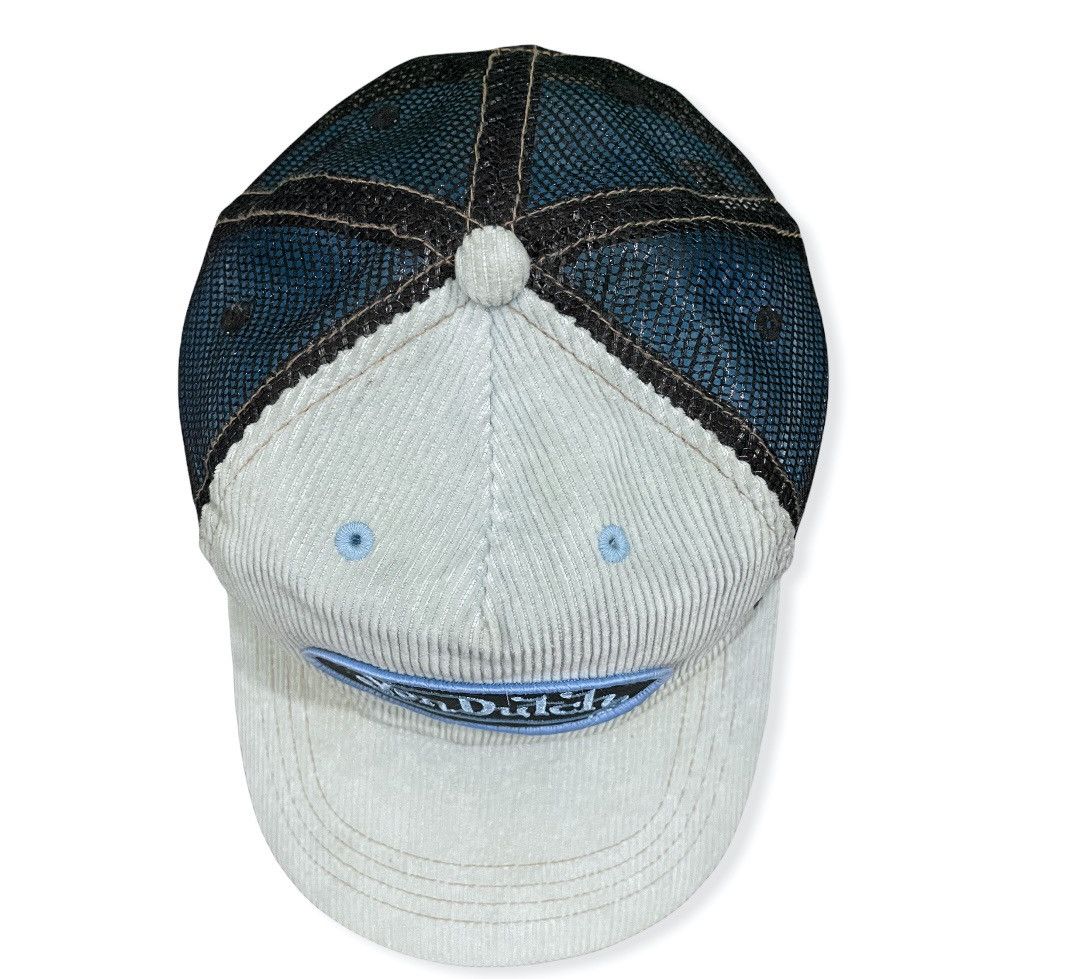 Vintage Vintage Velvet Blue Von Dutch Patches Trucker Mesh Cap Size ONE SIZE - 4 Thumbnail
