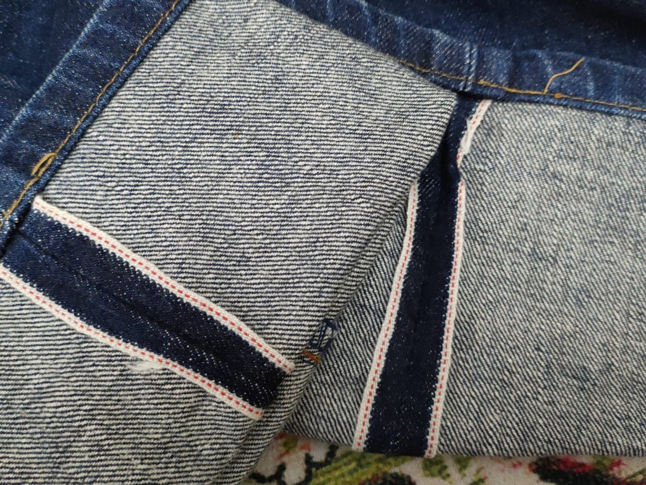 Levi's Vintage Clothing Big E Vintage Levi's 502 Selvedge Denim Size US 29 - 7 Thumbnail