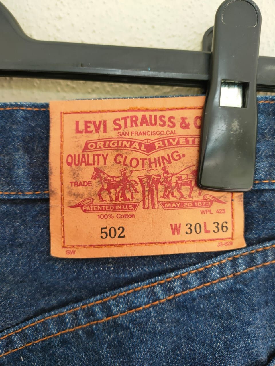 Levi's Vintage Clothing Big E Vintage Levi's 502 Selvedge Denim Size US 29 - 4 Thumbnail