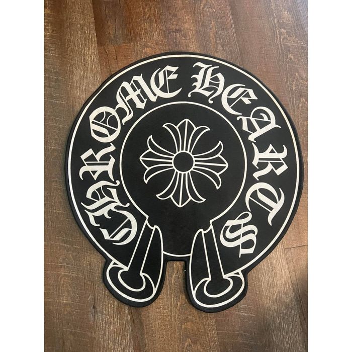 Custom Chrome Hearts Rug 2'x2' Non Slip Back | Grailed