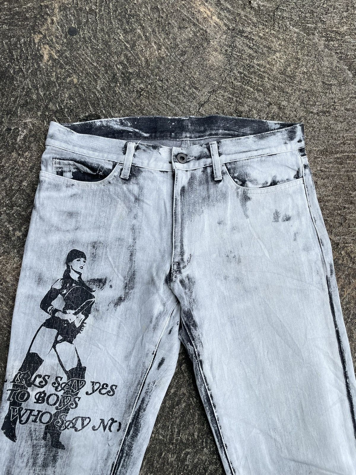 Hysteric Glamour Edge Rupert Flare Jeans Made In Japan Size US 33 - 3 Thumbnail