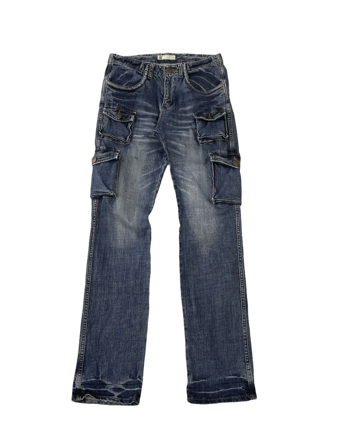 PPFM Global Work Japan Cargo Jeans Multipockets Size US 29 - 2 Thumbnail
