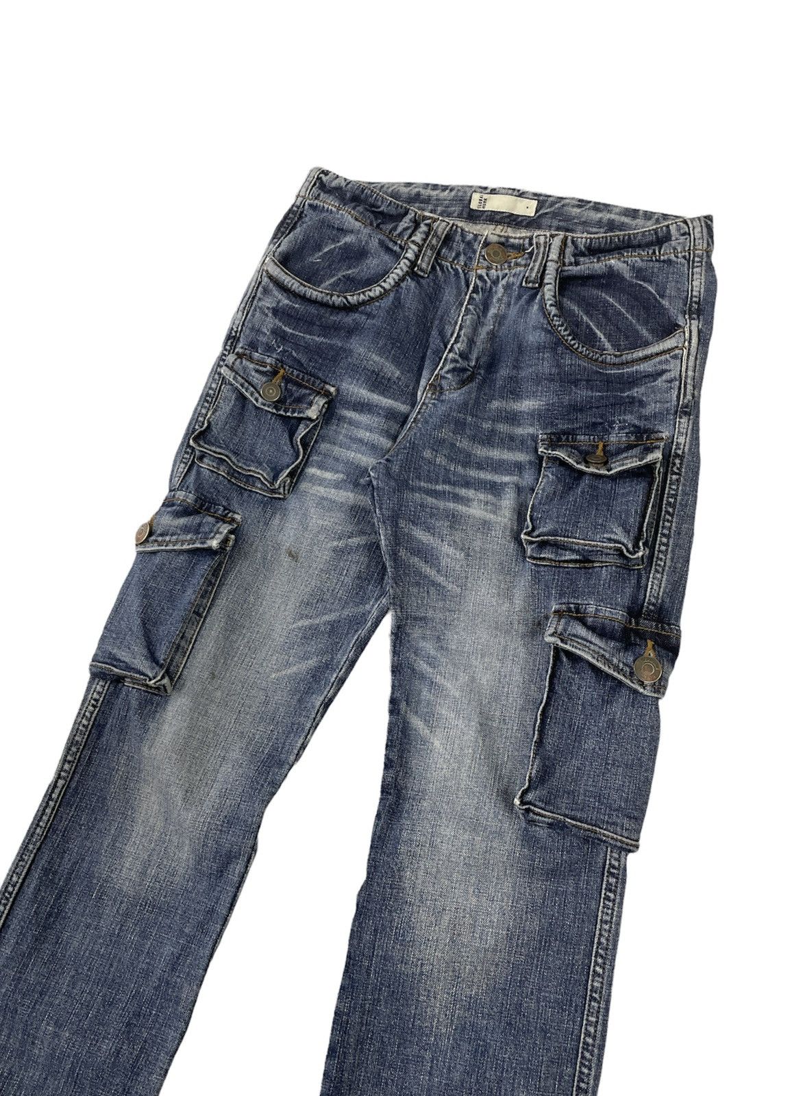 PPFM Global Work Japan Cargo Jeans Multipockets Size US 29 - 1 Thumbnail