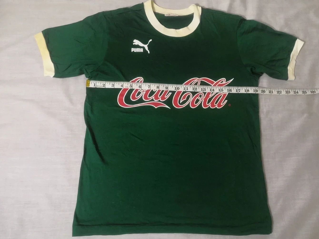 Coca Cola Vintage 90s Coca Cola x Puma T Shirt Spell Out Streetwear Size US M / EU 48-50 / 2 - 7 Thumbnail