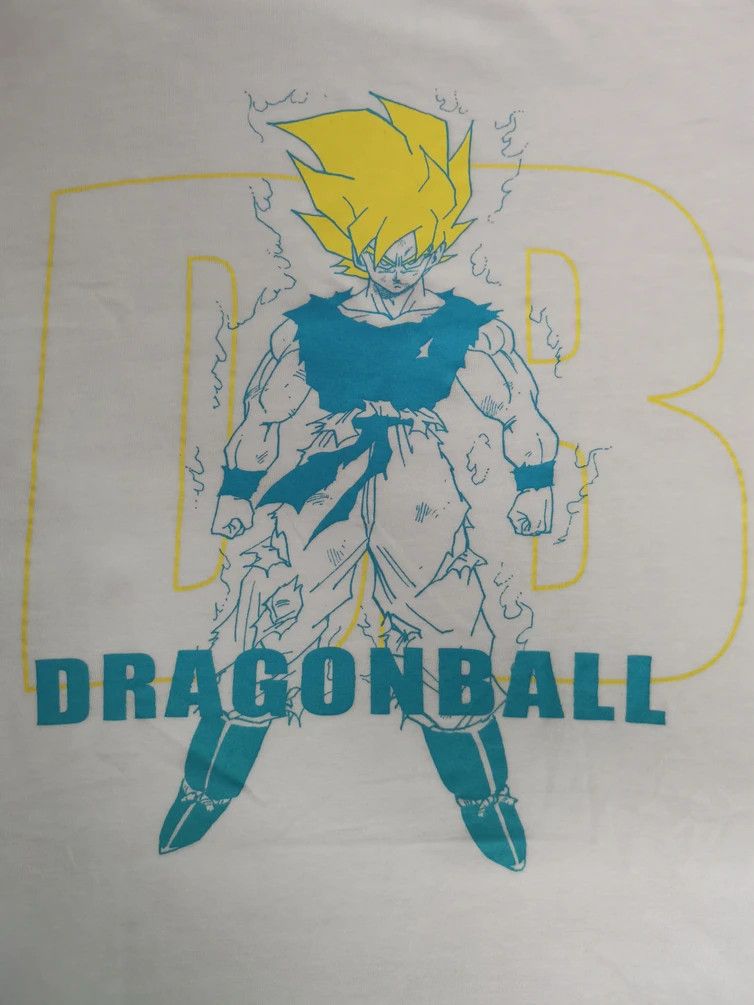 Anime Vintage Dragon Ball Goku Super Saiyan Anime Tee Akira Eva Size US M / EU 48-50 / 2 - 2 Thumbnail