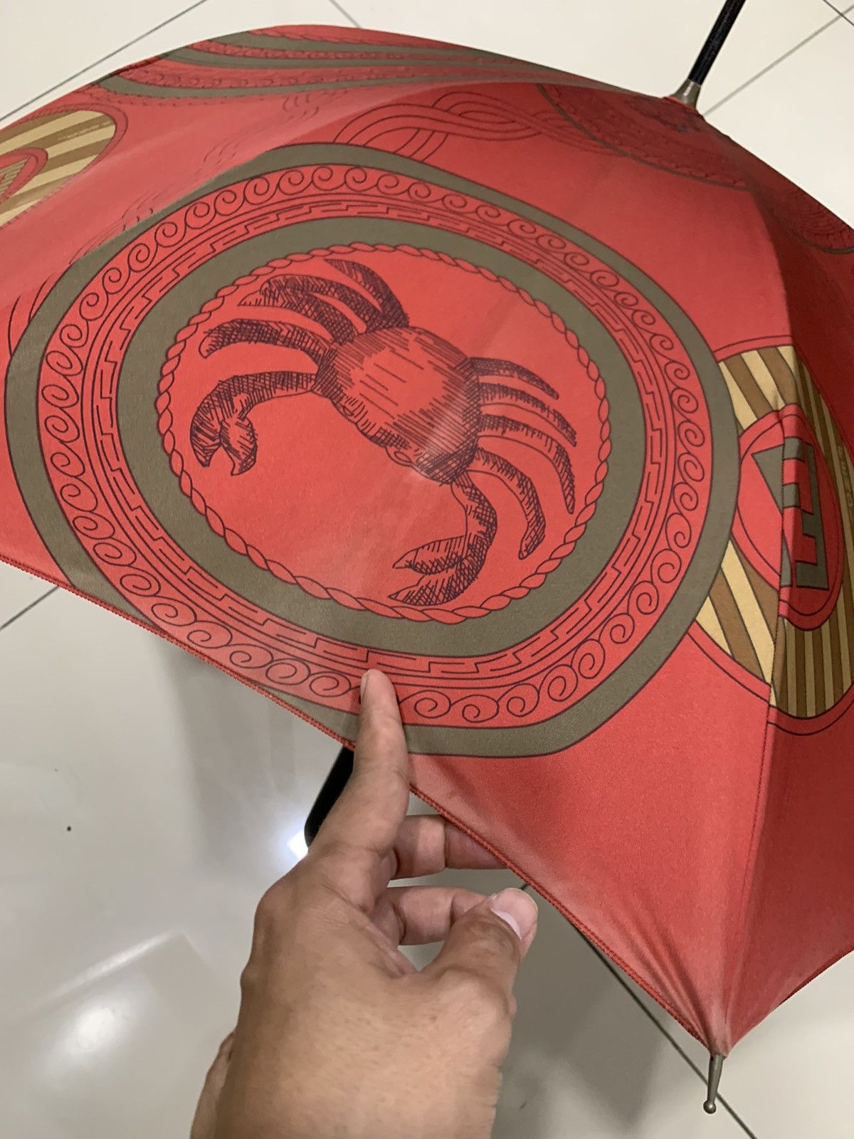 Fendi VINTAGE FENDI BIG PRINT UMBRELLA Size 40 - 5 Thumbnail