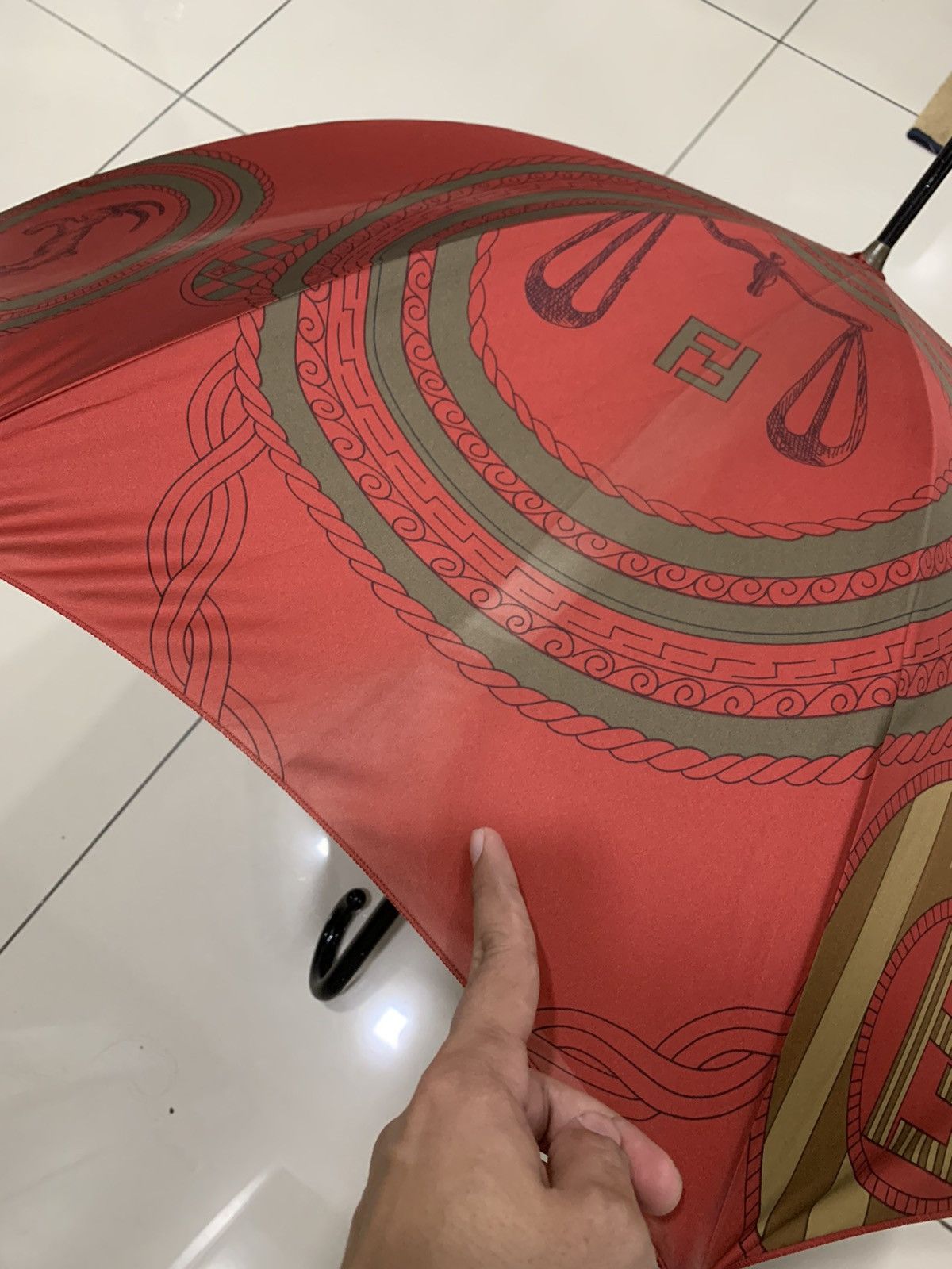 Fendi VINTAGE FENDI BIG PRINT UMBRELLA Size 40 - 4 Thumbnail