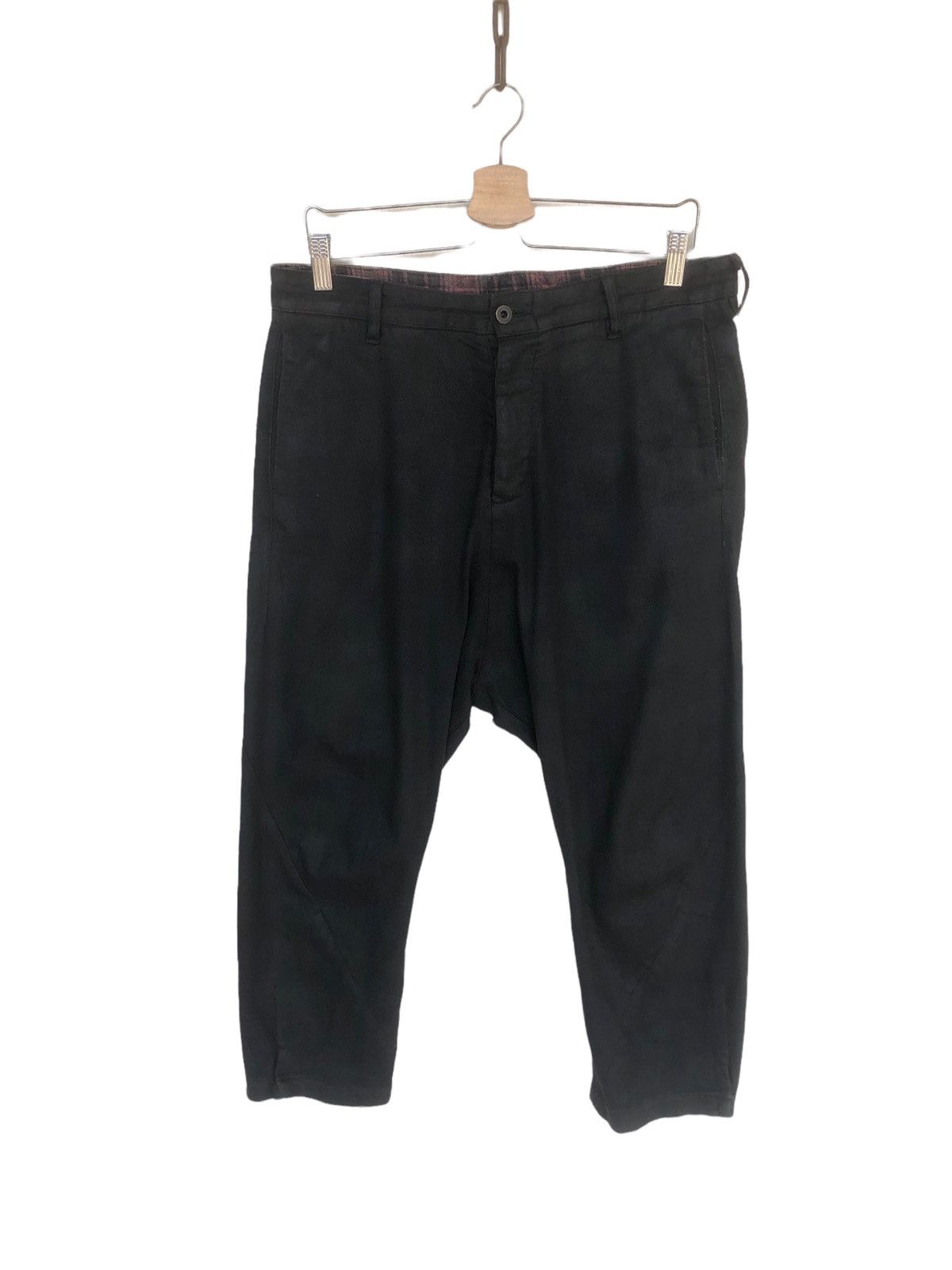 Isamu Katayama Backlash SICK🔥Isamu Katayama Minimal Drop Crotch Gabardine Pants Size US 34 / EU 50 - 2 Thumbnail