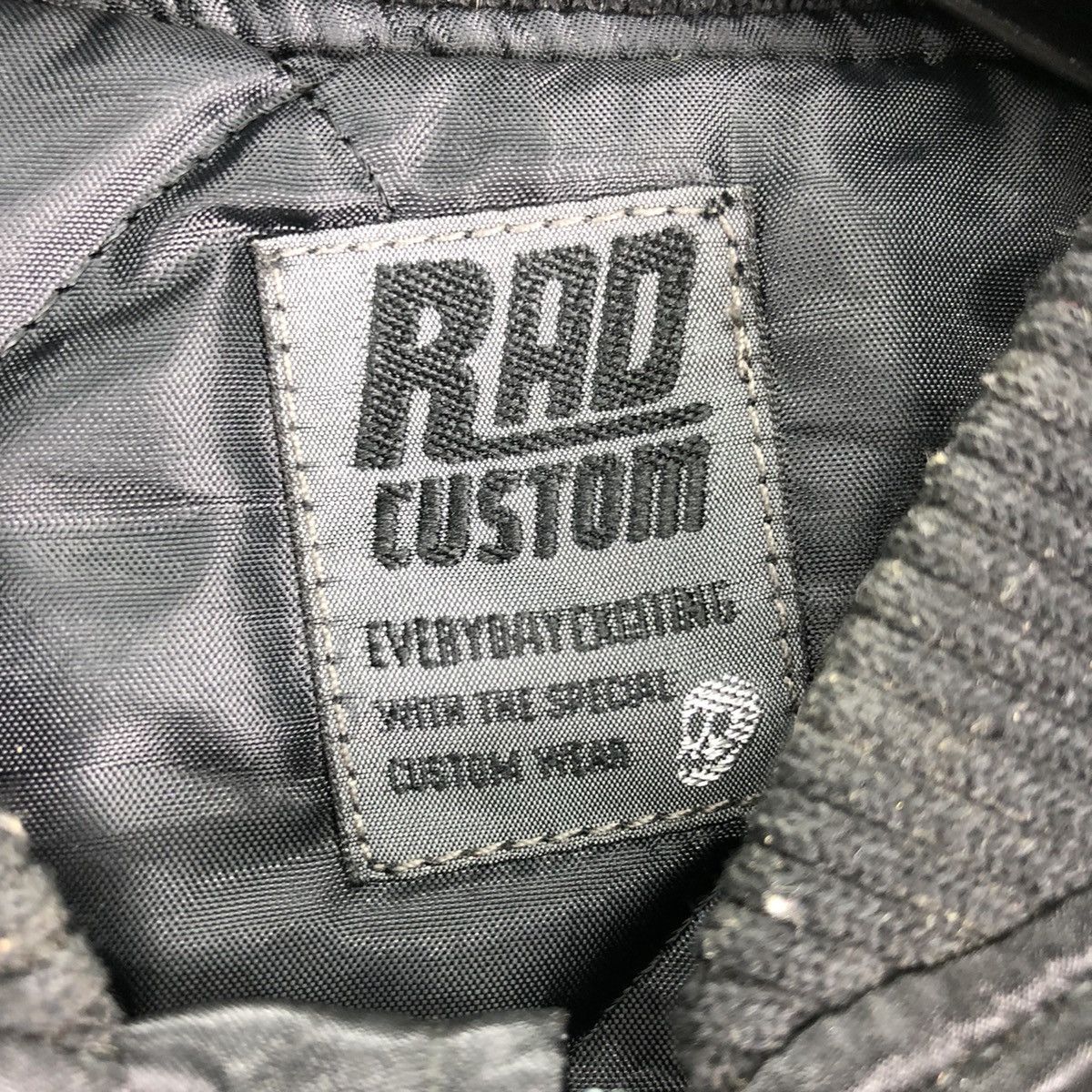 Japanese Brand Baby Suit Skull Zipper Embroidered Sukajan by Rad Custom Size US 28 / EU 44 - 15 Thumbnail
