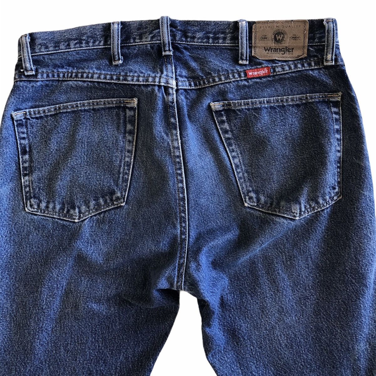 Vintage × Wrangler Vintage Wrangler Custom Patchwork Sashiko Kurt Cobain Style Size US 35 - 7 Thumbnail