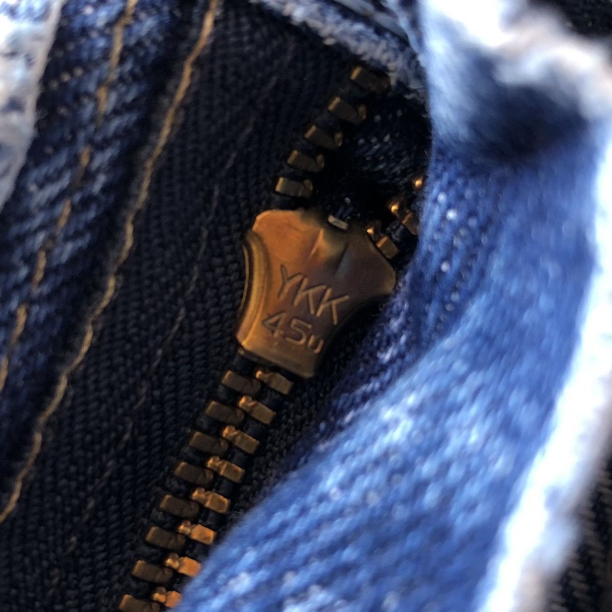 Vintage × Wrangler Vintage Wrangler Custom Patchwork Sashiko Kurt Cobain Style Size US 35 - 12 Thumbnail