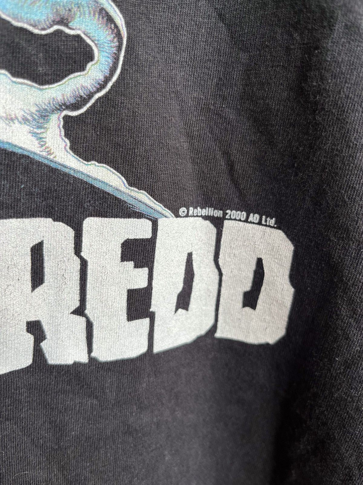 Vintage Vintage Judge Dredd Comics T-Shirt Size US L / EU 52-54 / 3 - 6 Thumbnail