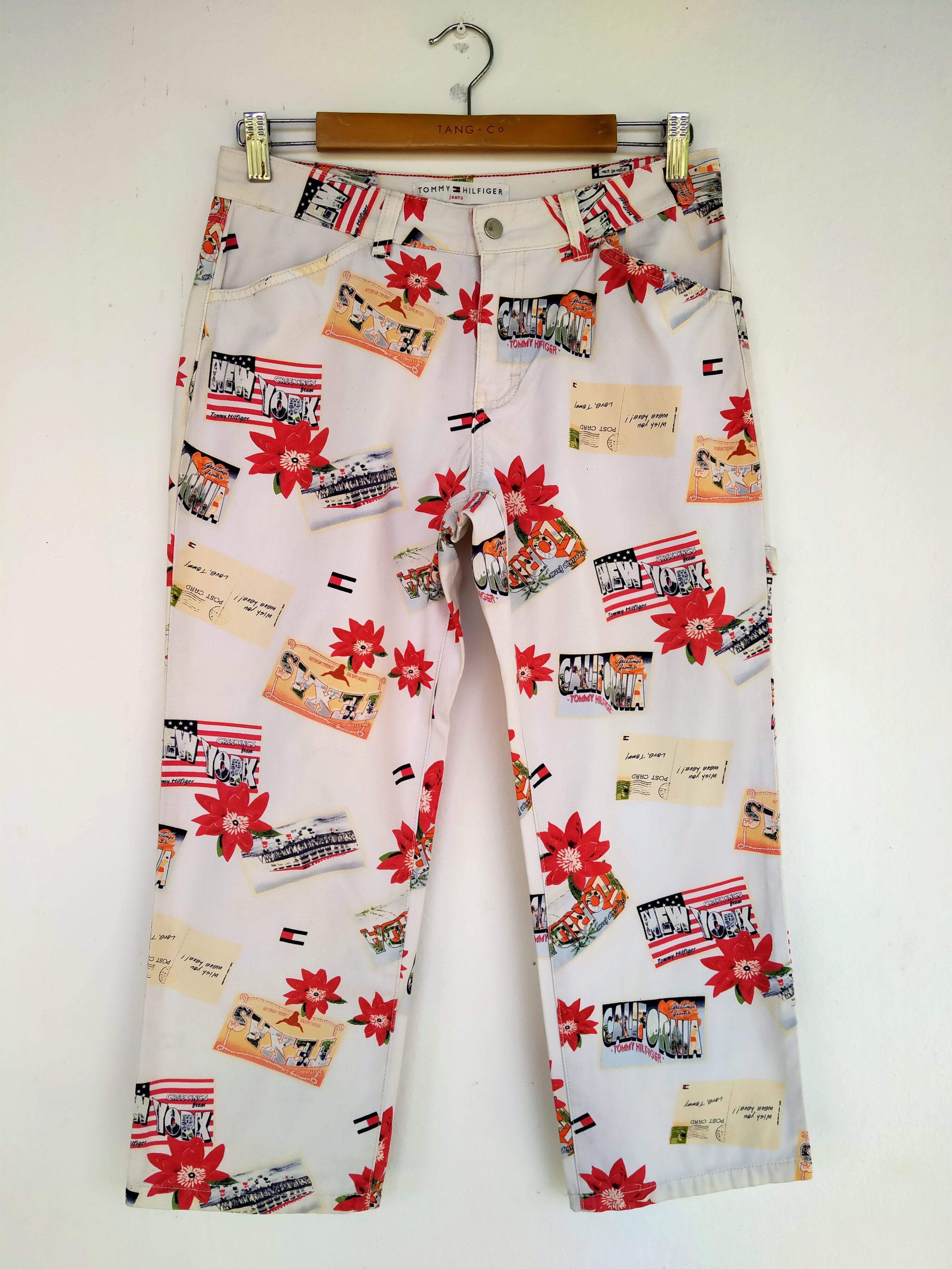 Tommy Hilfiger MEGA RARE!! Vintage Tommy Hilfiger Cropped Trouser Pants Size US 30 / EU 46 - 1 Thumbnail
