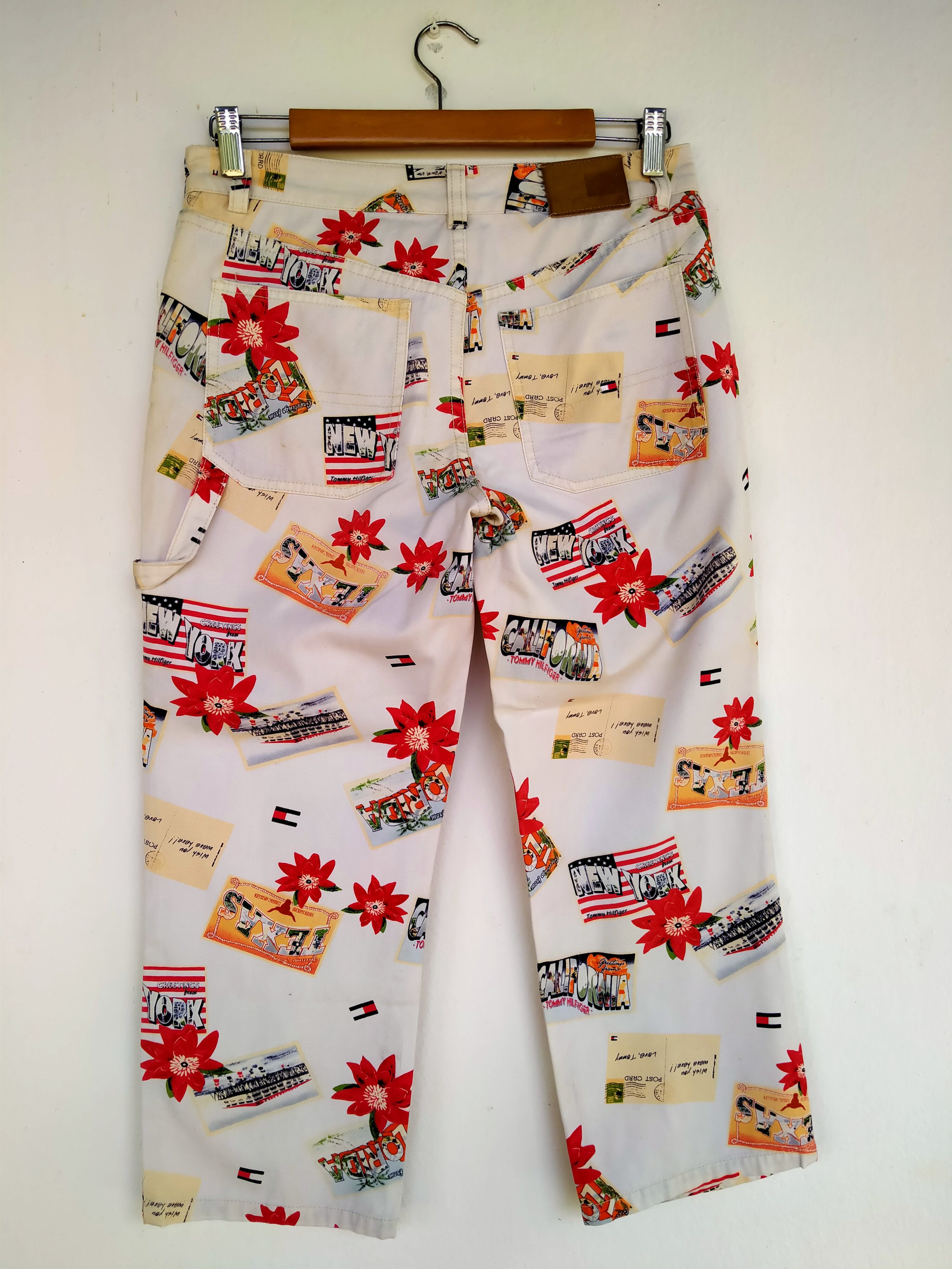 Tommy Hilfiger MEGA RARE!! Vintage Tommy Hilfiger Cropped Trouser Pants Size US 30 / EU 46 - 3 Thumbnail