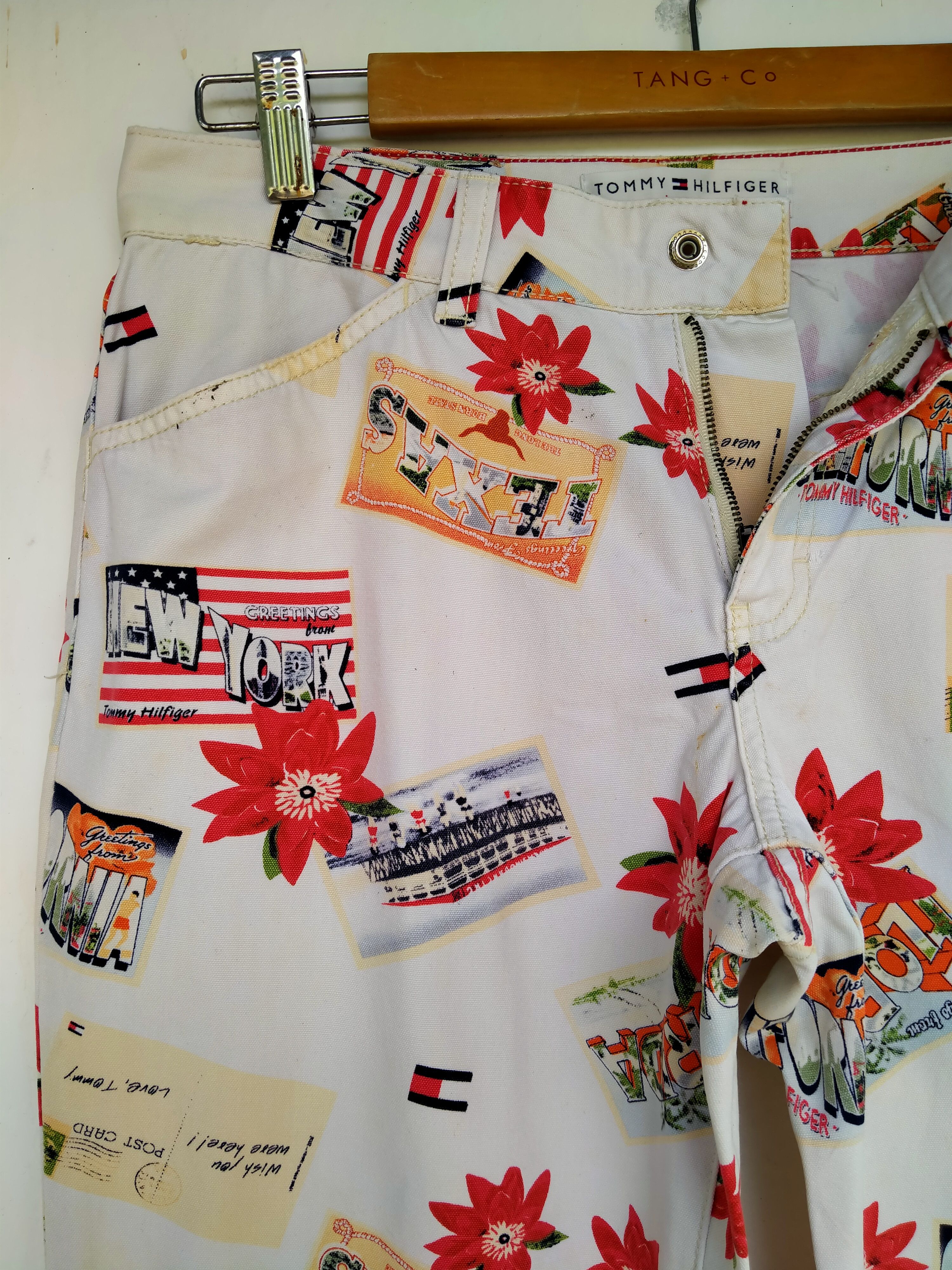 Tommy Hilfiger MEGA RARE!! Vintage Tommy Hilfiger Cropped Trouser Pants Size US 30 / EU 46 - 6 Thumbnail
