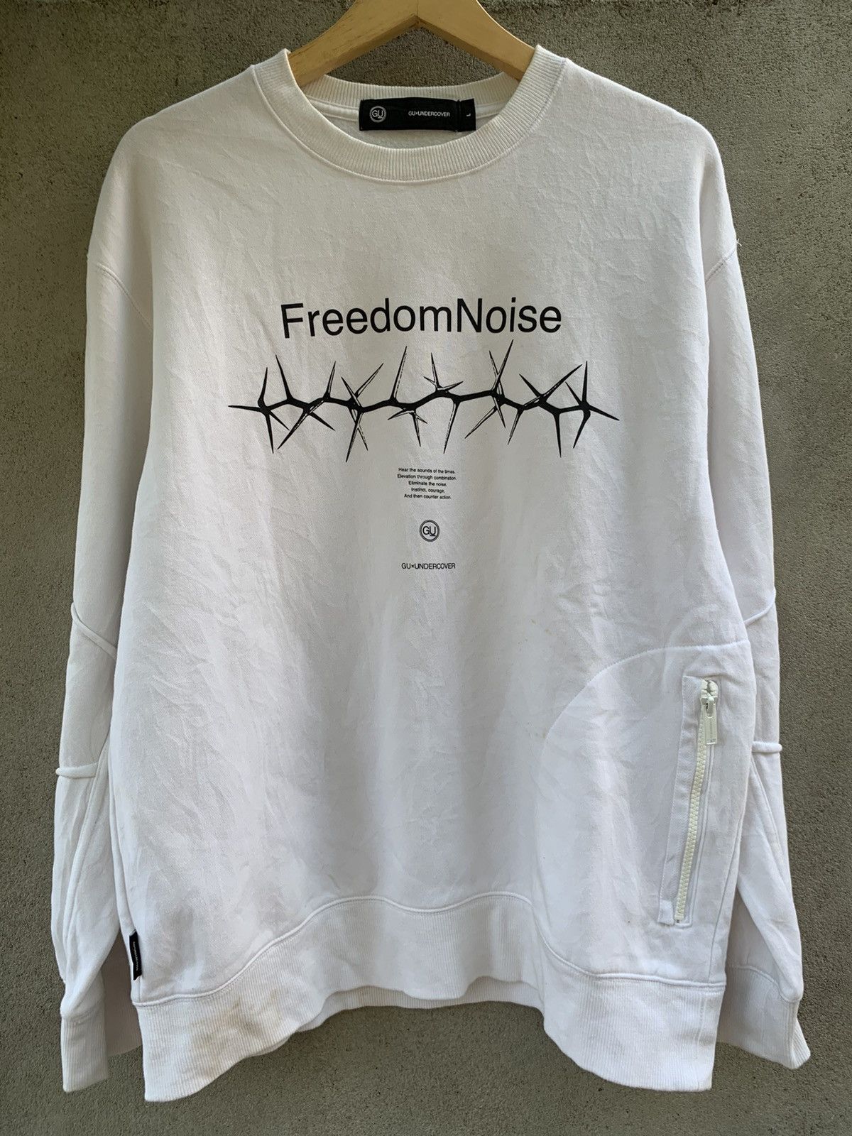 image of Bindingofferundercover X Gu in White, Men's (Size Large)