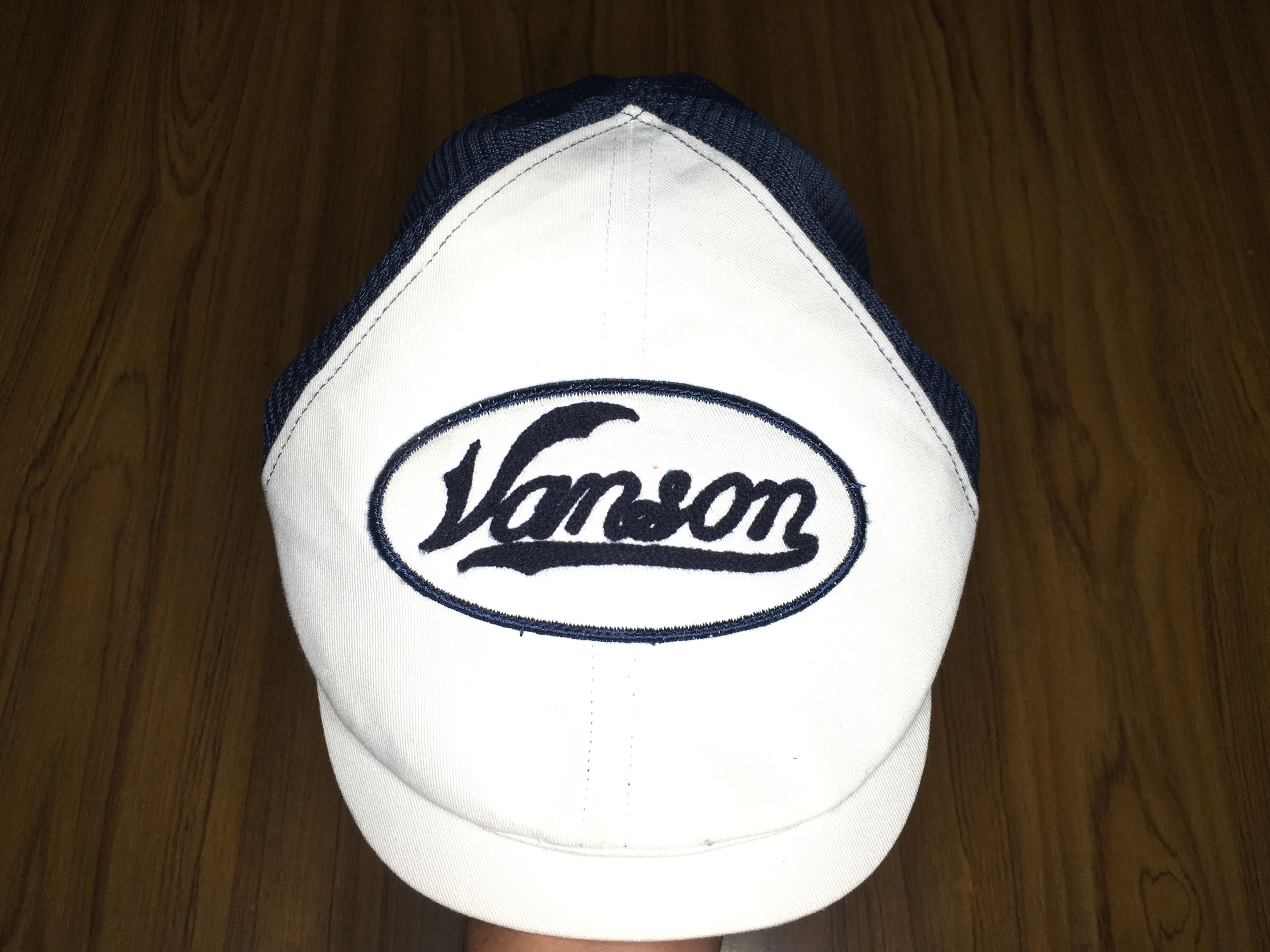Beams Plus × Vanson Leathers × Vintage 🔥 Vintage Beams x Vanson Newboys Cap Embroidered Size ONE SIZE - 2 Thumbnail