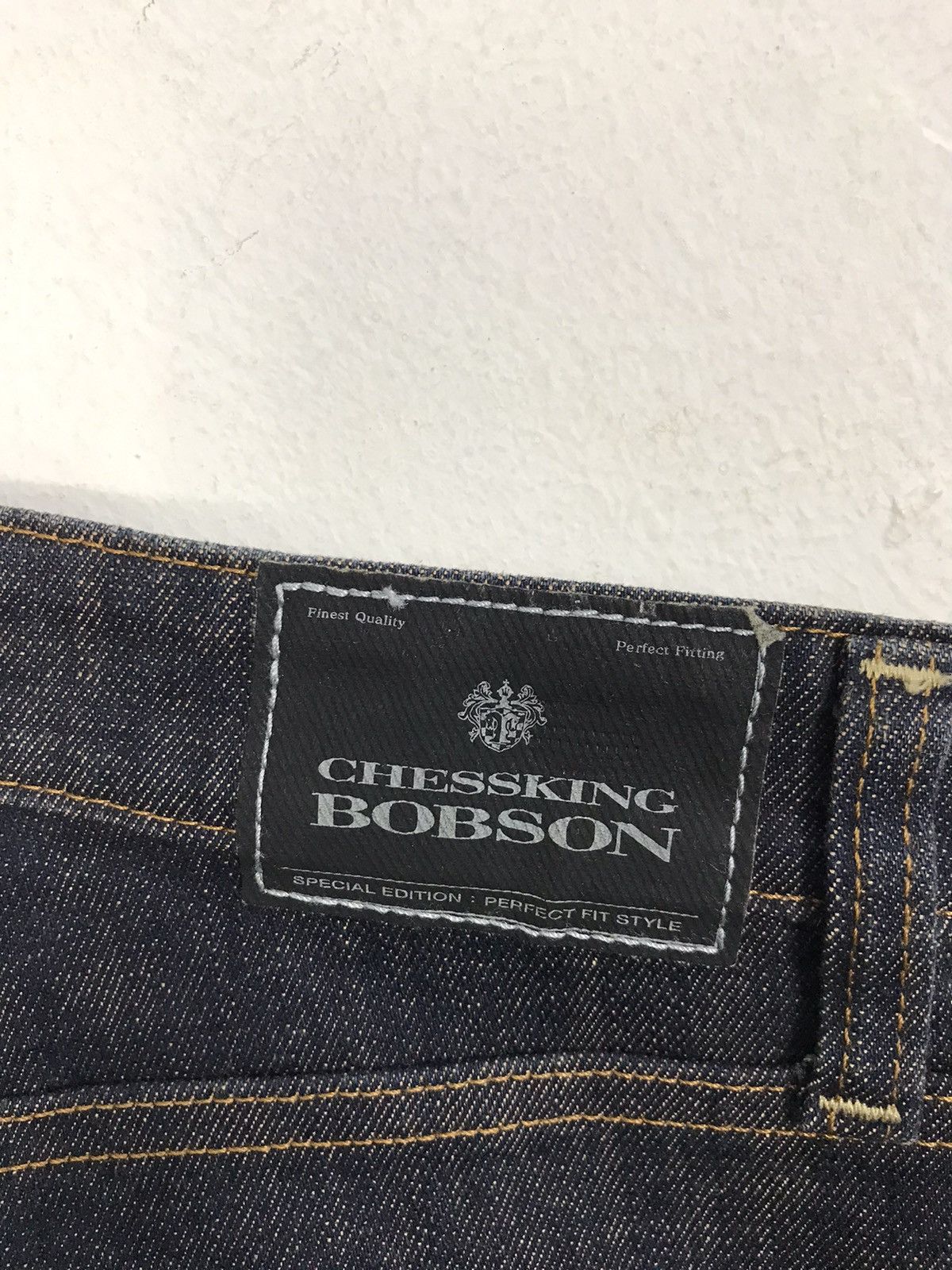 Japanese Brand × Vintage Chessking Bobson Perfect Fit Design Distressed Denim Jeans Size US 30 / EU 46 - 6 Thumbnail