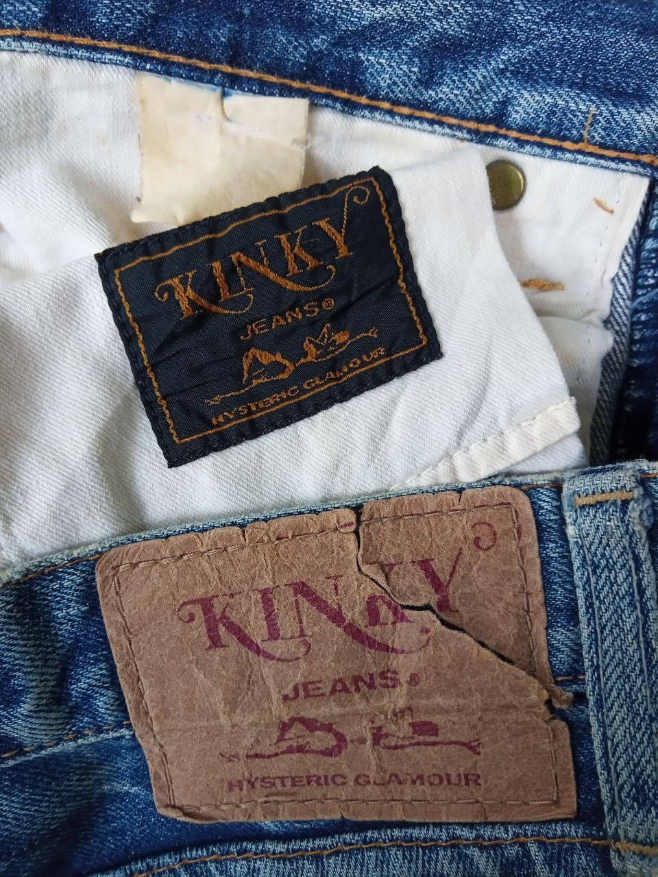 Hysteric Glamour Vintage Hysteric Glamour Kinky Distressed Denim Flare Jeans Size US 32 / EU 48 - 12 Thumbnail