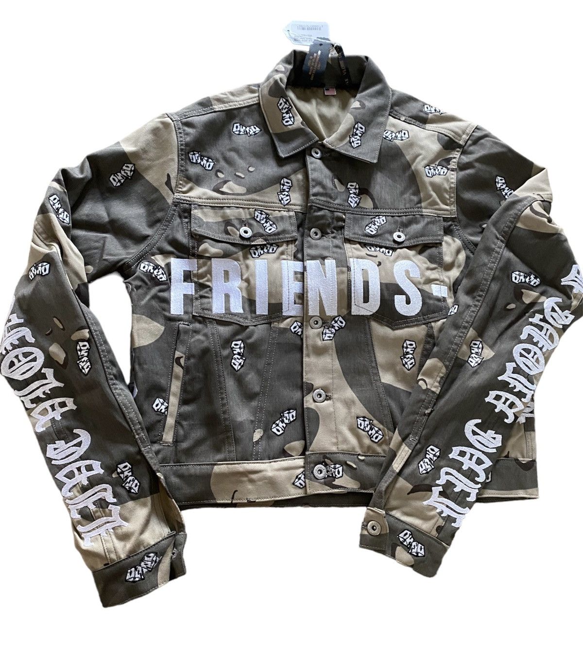 image of Unreleased Vlone Camo Jacket, Men's (Size Medium)