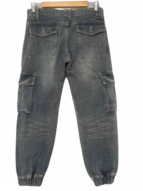 Hysteric Glamour Vintage Hysteric Glamour Punk Parachute Denim Cargo Pant Size US 30 / EU 46 - 2 Thumbnail