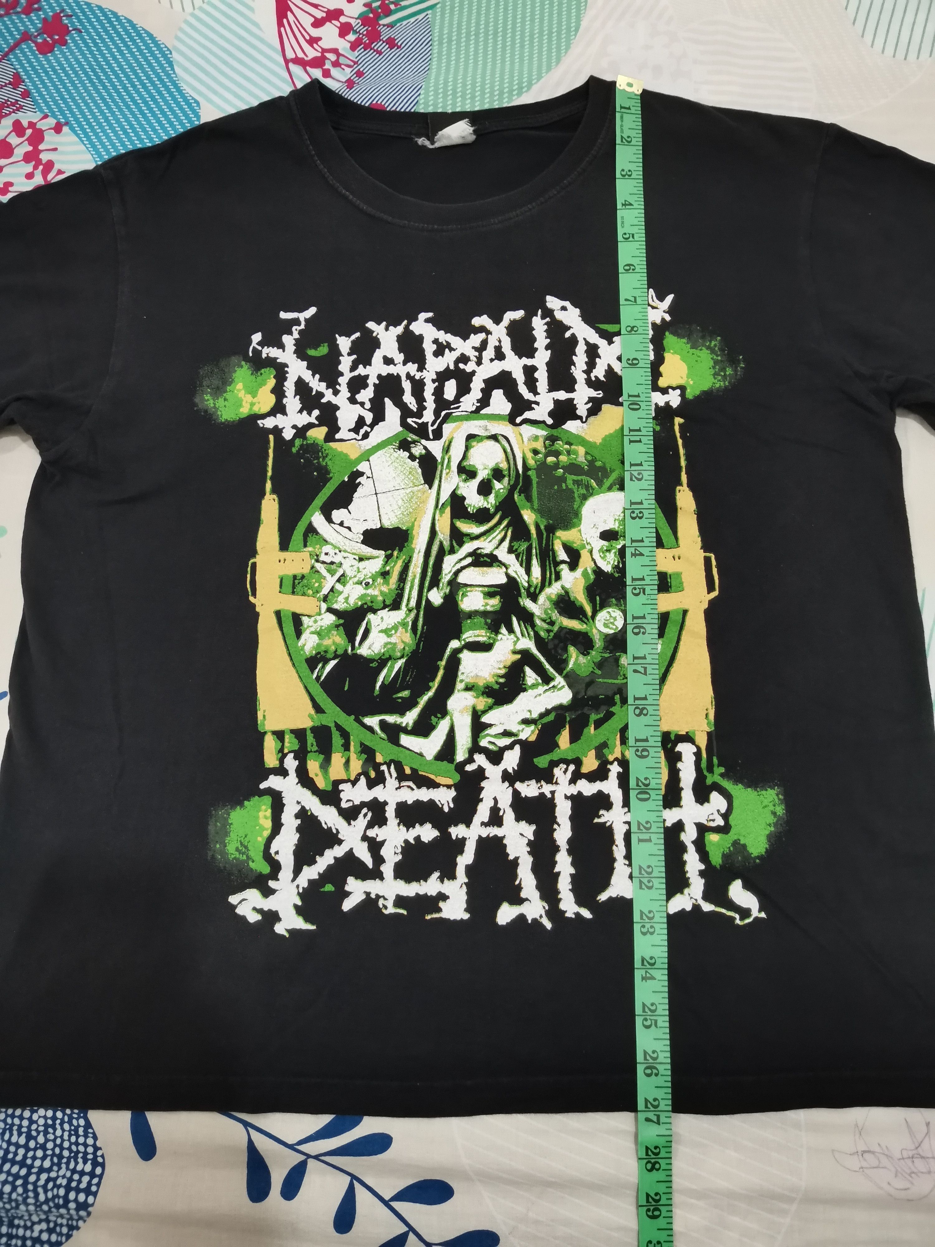 Band Tees Vintage Napalm Death Metal Band Tee Rare Horror Size US L / EU 52-54 / 3 - 6 Thumbnail