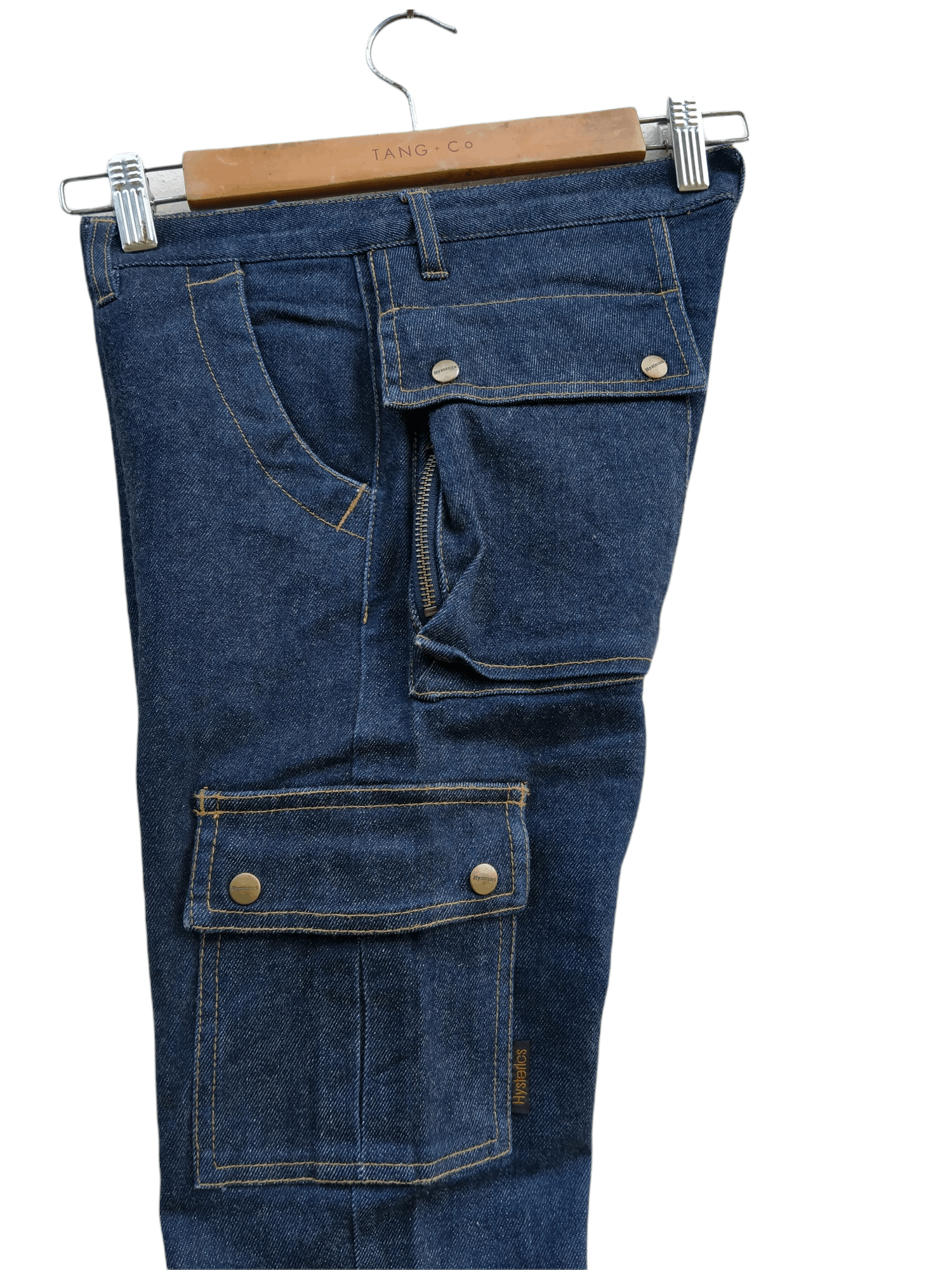 Hysteric Glamour Rare! Hysteric Glamour Bondage Cargo Multipocket Denim Jeans Size US 30 / EU 46 - 14 Thumbnail