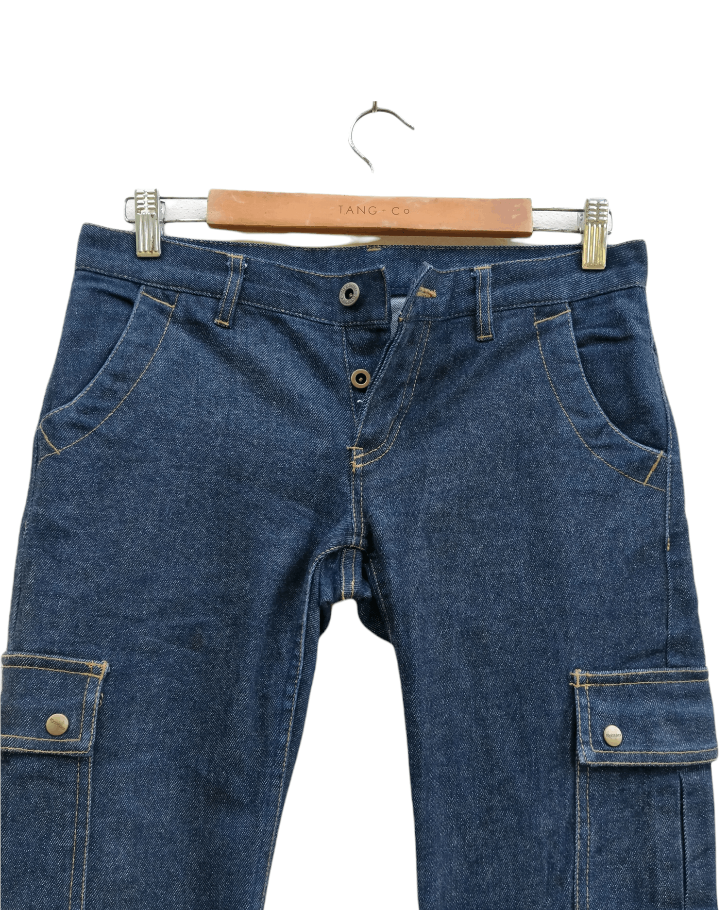 Hysteric Glamour Rare! Hysteric Glamour Bondage Cargo Multipocket Denim Jeans Size US 30 / EU 46 - 7 Thumbnail