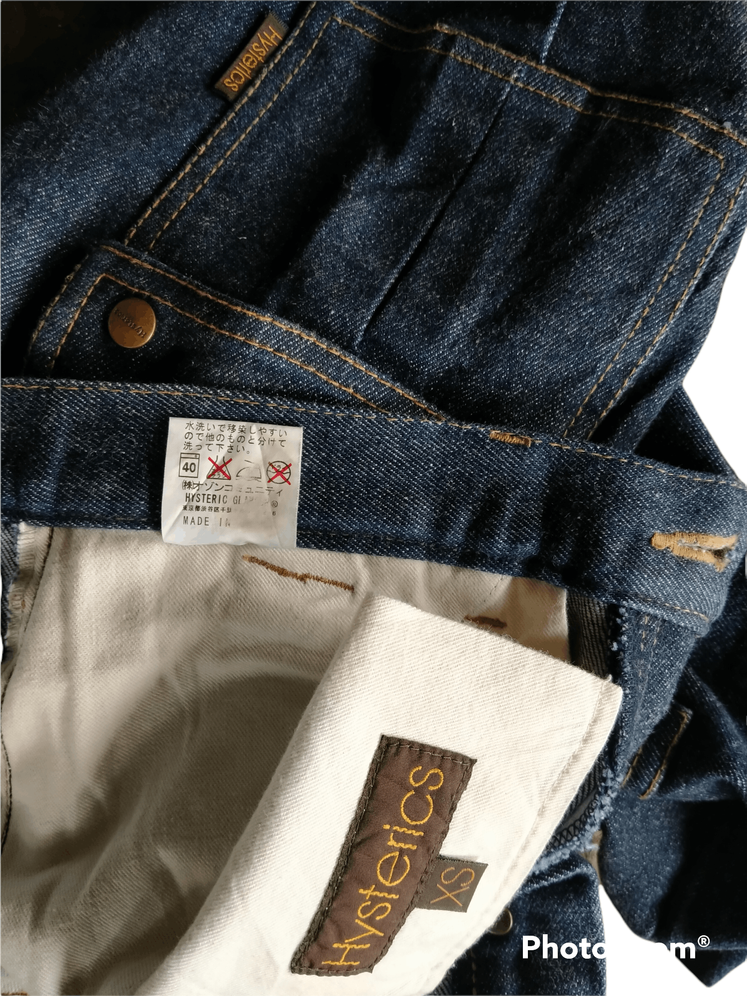 Hysteric Glamour Rare! Hysteric Glamour Bondage Cargo Multipocket Denim Jeans Size US 30 / EU 46 - 24 Thumbnail