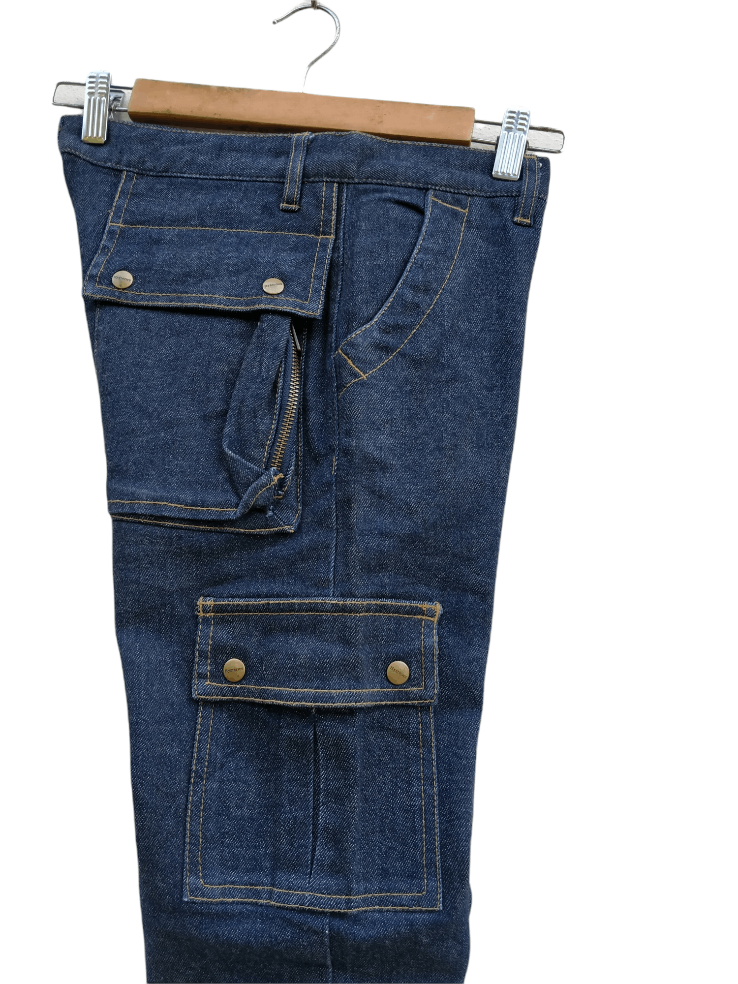 Hysteric Glamour Rare! Hysteric Glamour Bondage Cargo Multipocket Denim Jeans Size US 30 / EU 46 - 20 Thumbnail