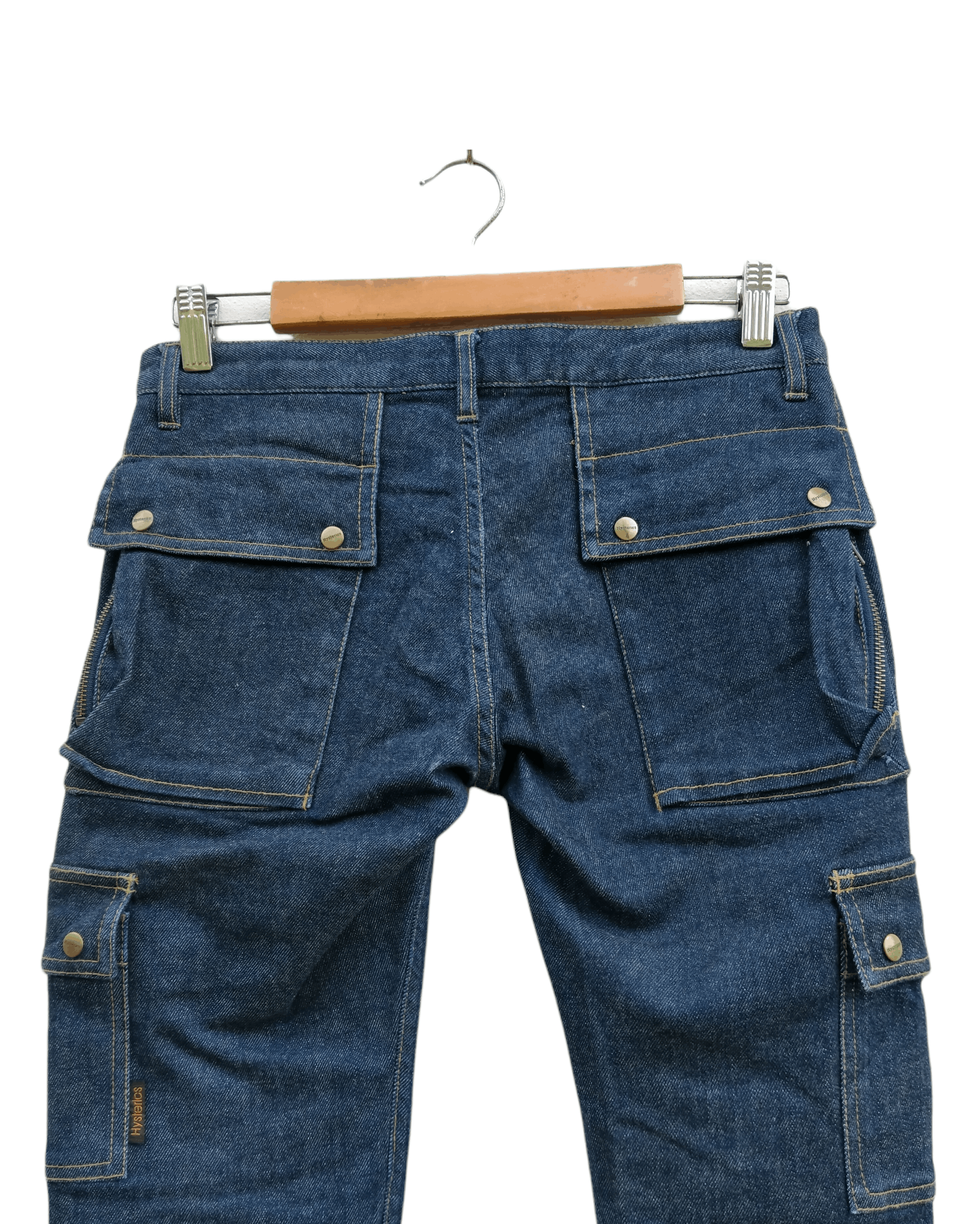 Hysteric Glamour Rare! Hysteric Glamour Bondage Cargo Multipocket Denim Jeans Size US 30 / EU 46 - 1 Thumbnail