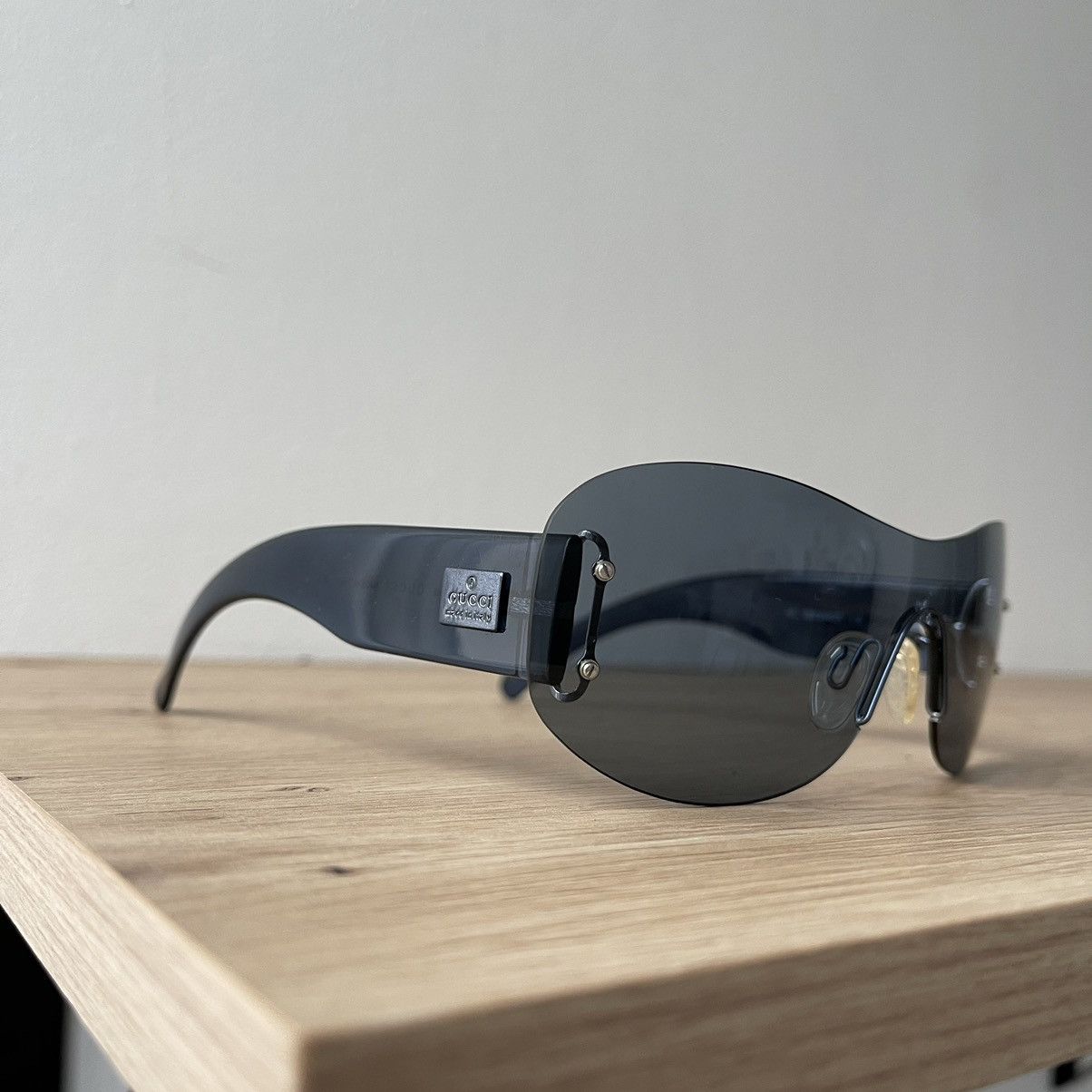 Gucci Gucci Mask Transparent GG 2448/S Sunglasses Size ONE SIZE - 3 Thumbnail