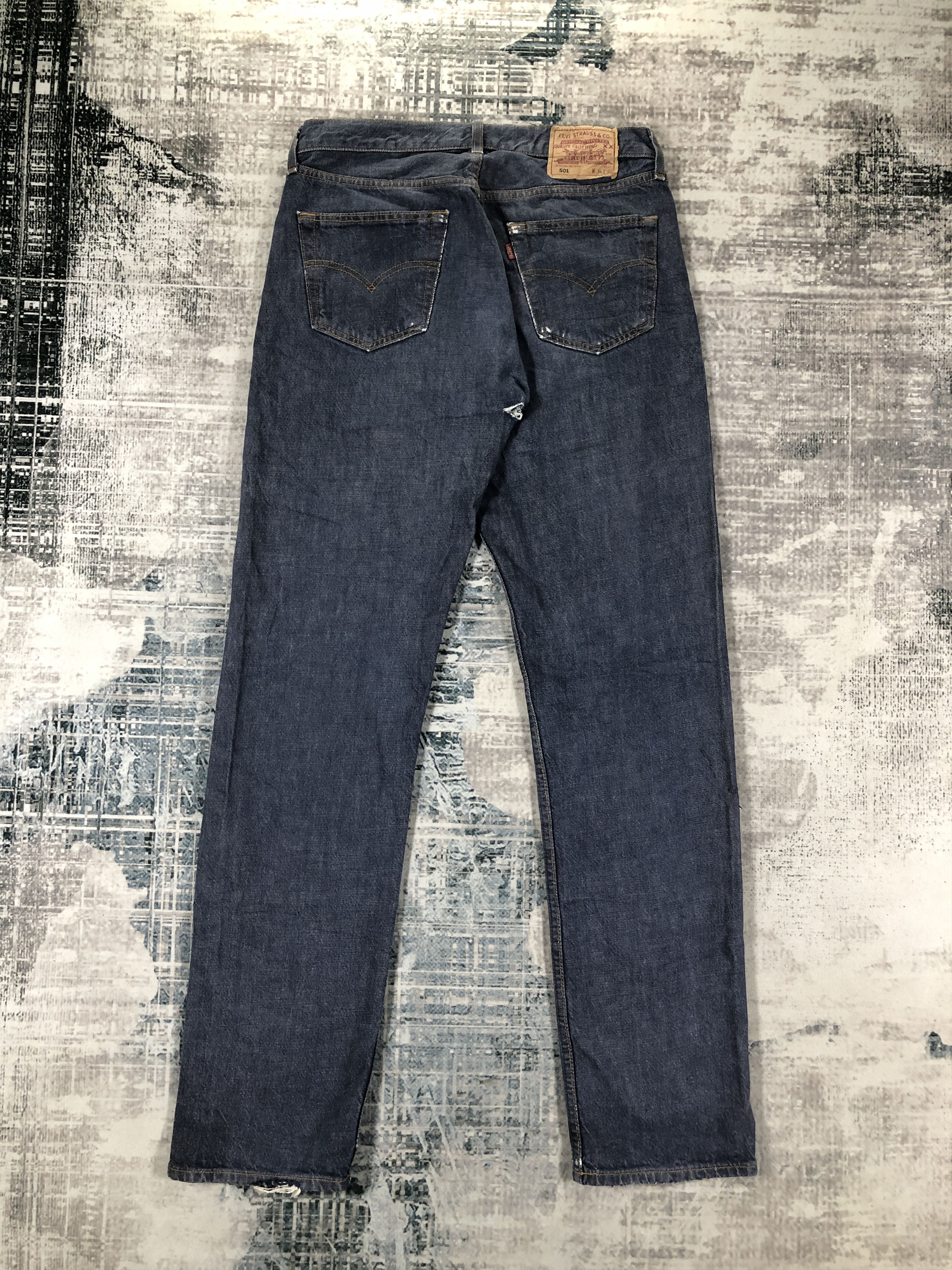 Levi's × Vintage Vintage Levis 501 Jeans Blue Wash Denim Size US 32 / EU 48 - 2 Thumbnail