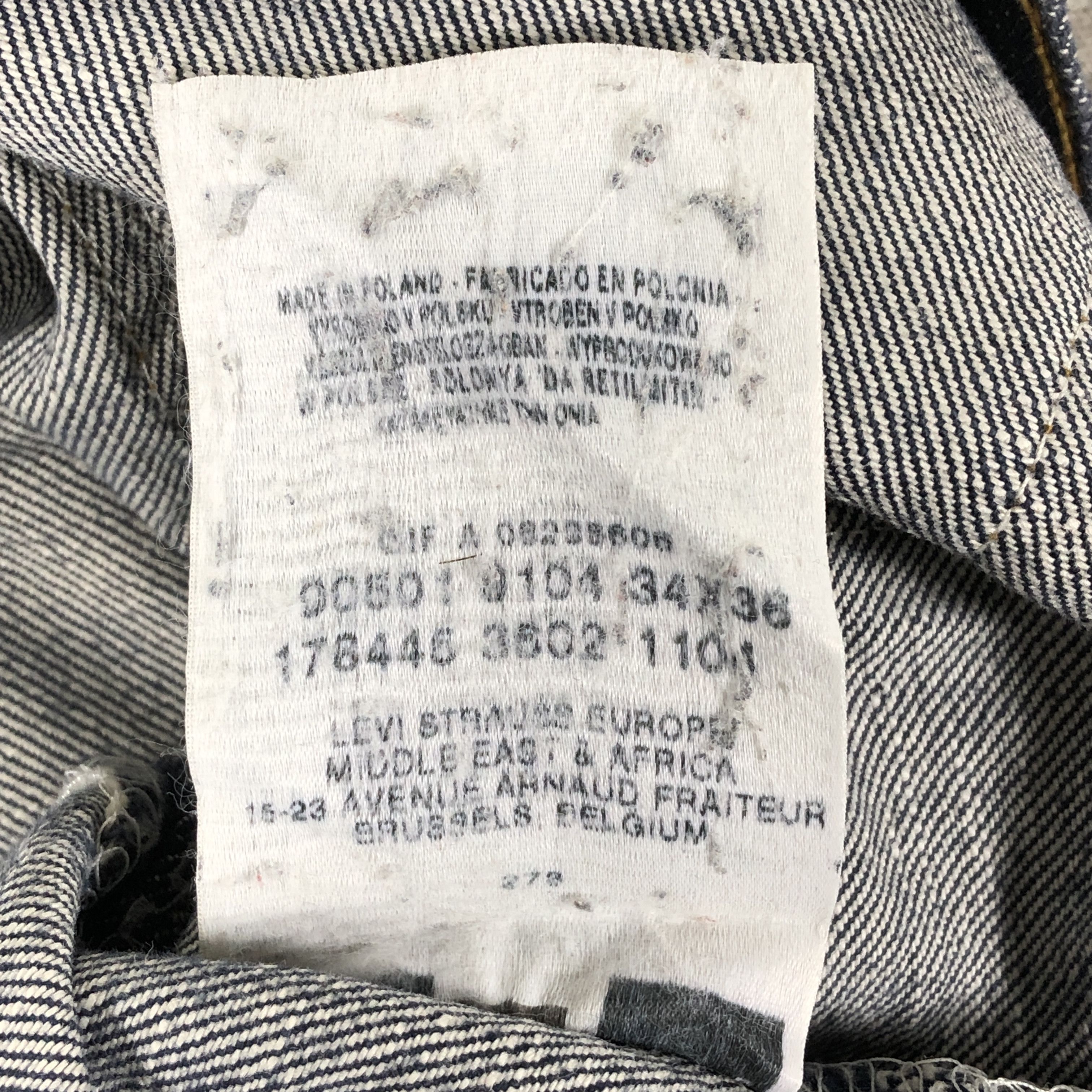 Levi's × Vintage Vintage Levis 501 Jeans Blue Wash Denim Size US 32 / EU 48 - 13 Thumbnail