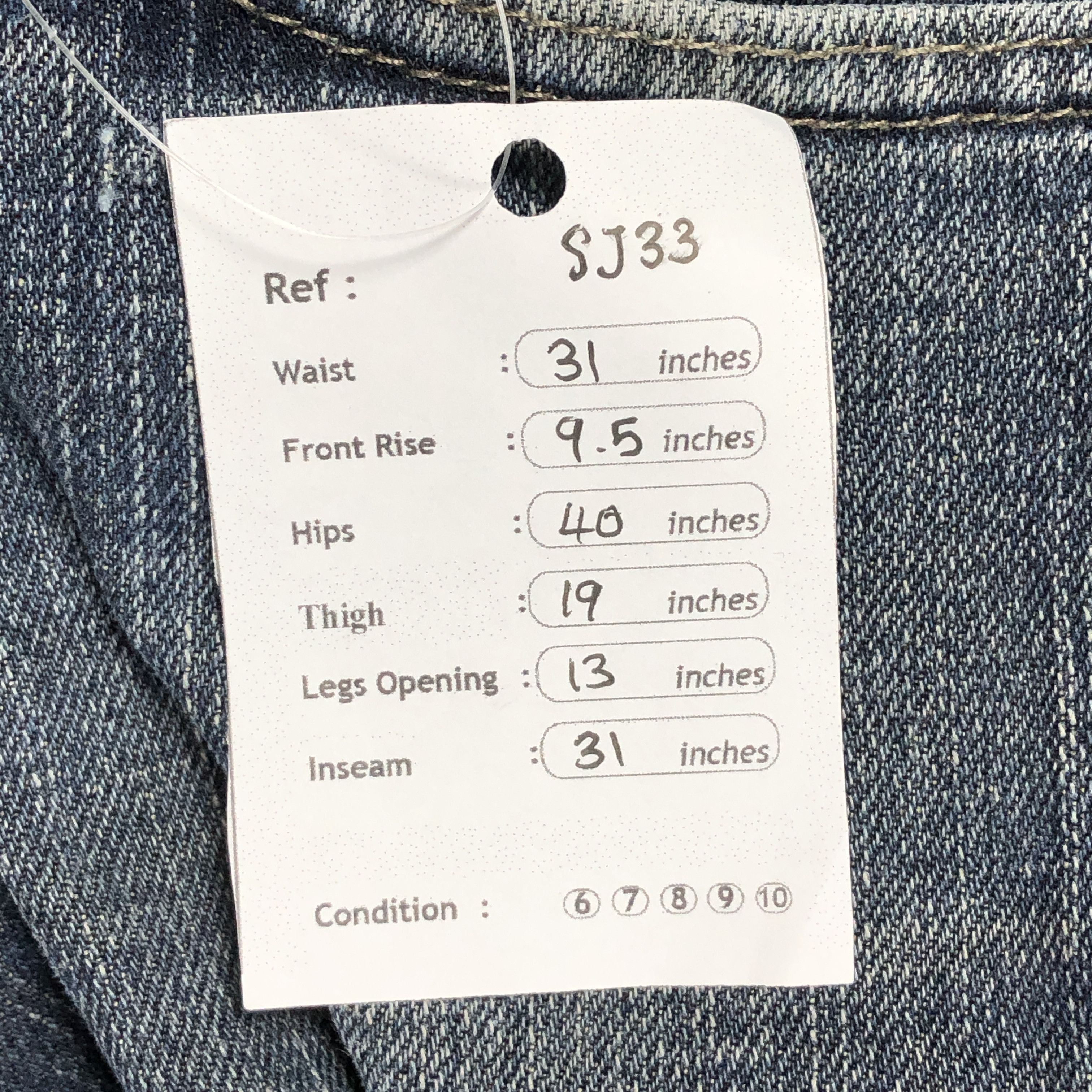 Levi's Vintage Levis 511 Jeans Faded Blue Size US 31 - 14 Thumbnail