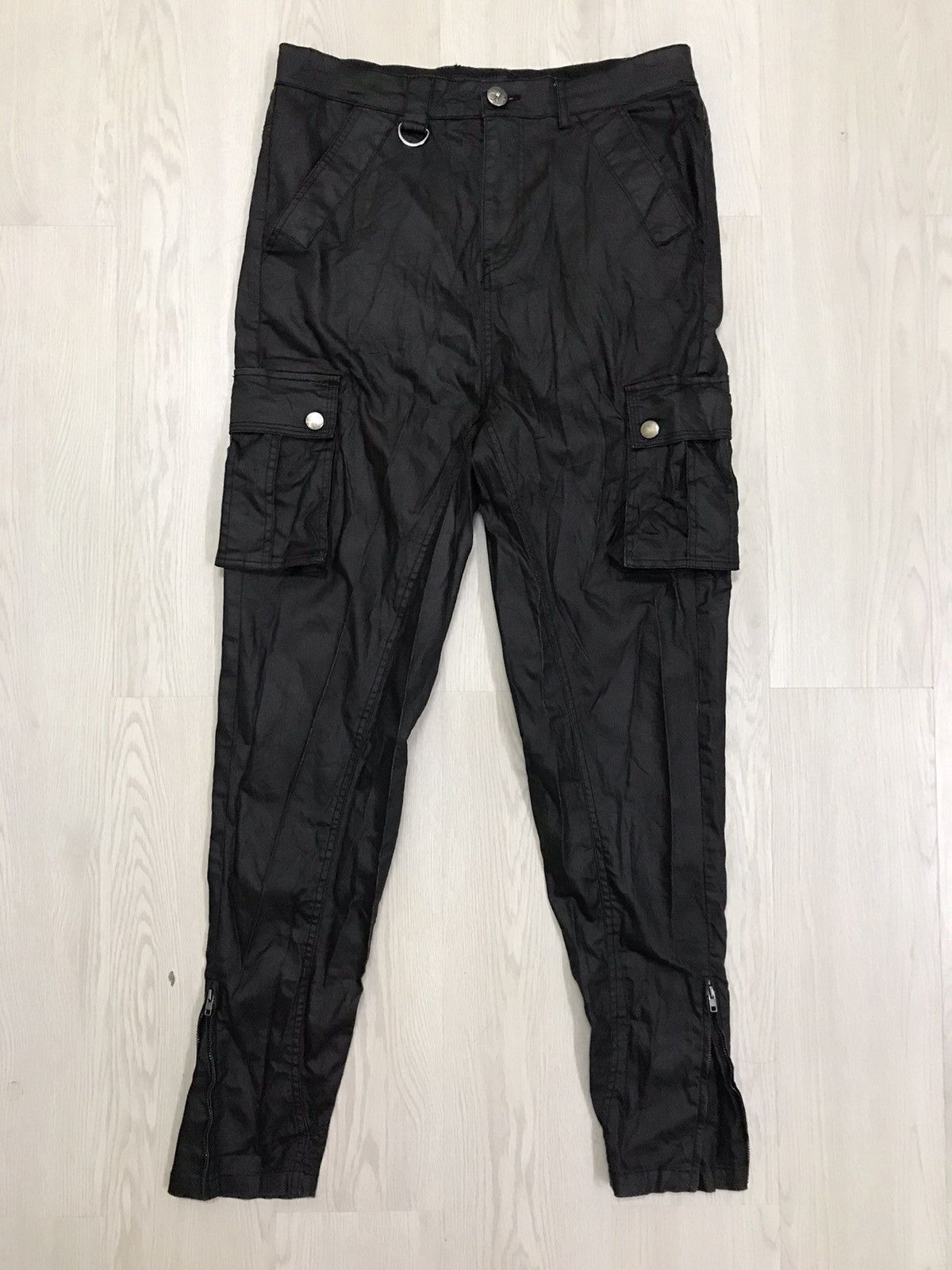 image of Seditionaries Vintage Vice Fairy Japan Cargo Pants Bondage Pants in Black, Men's (Size 32)