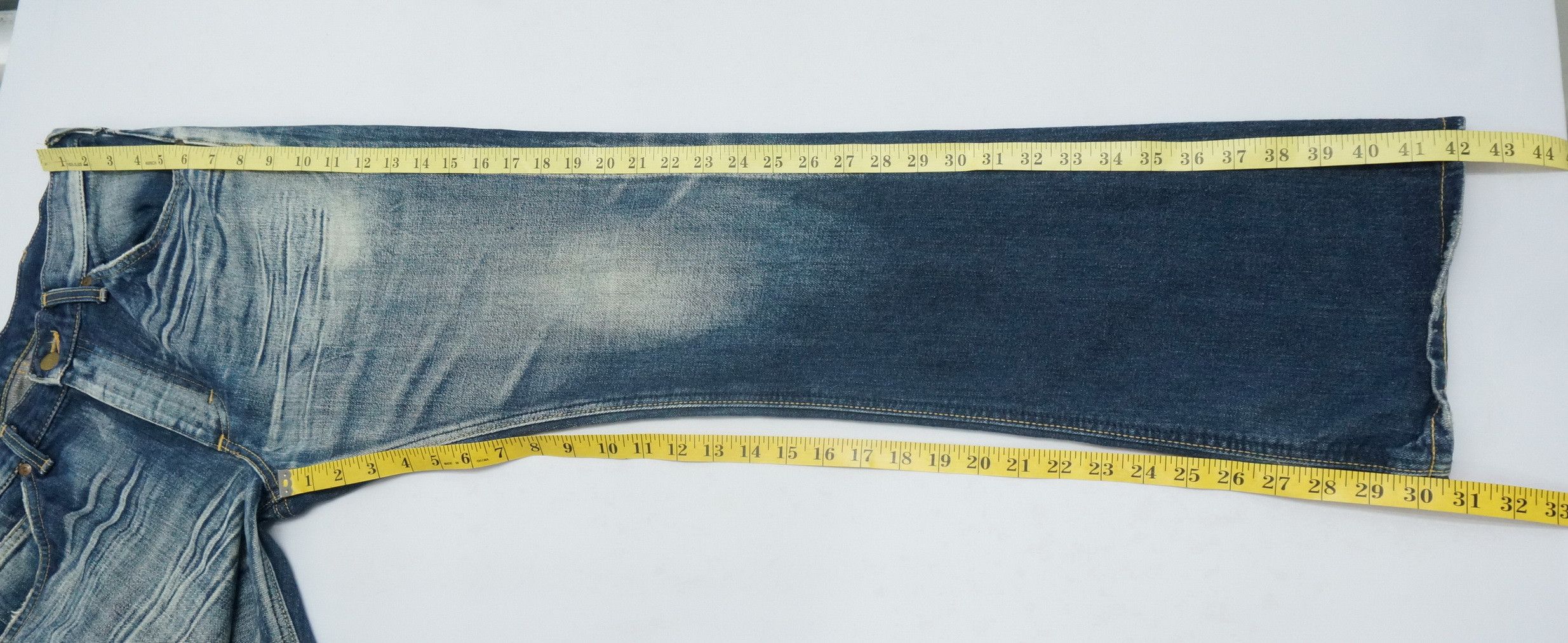 Lee RareVtg! Flared Lee Riders BootCut Worn Denim Made in Japan Size US 32 / EU 48 - 17 Thumbnail
