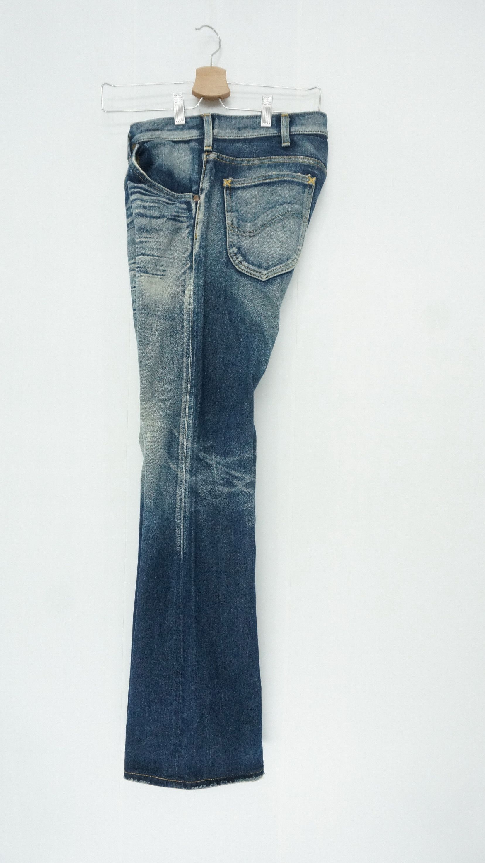 Lee RareVtg! Flared Lee Riders BootCut Worn Denim Made in Japan Size US 32 / EU 48 - 3 Thumbnail