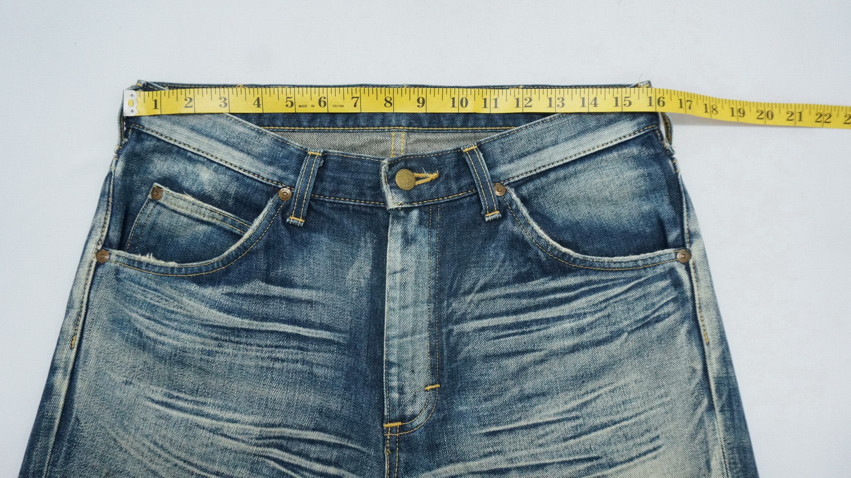 Lee RareVtg! Flared Lee Riders BootCut Worn Denim Made in Japan Size US 32 / EU 48 - 15 Thumbnail